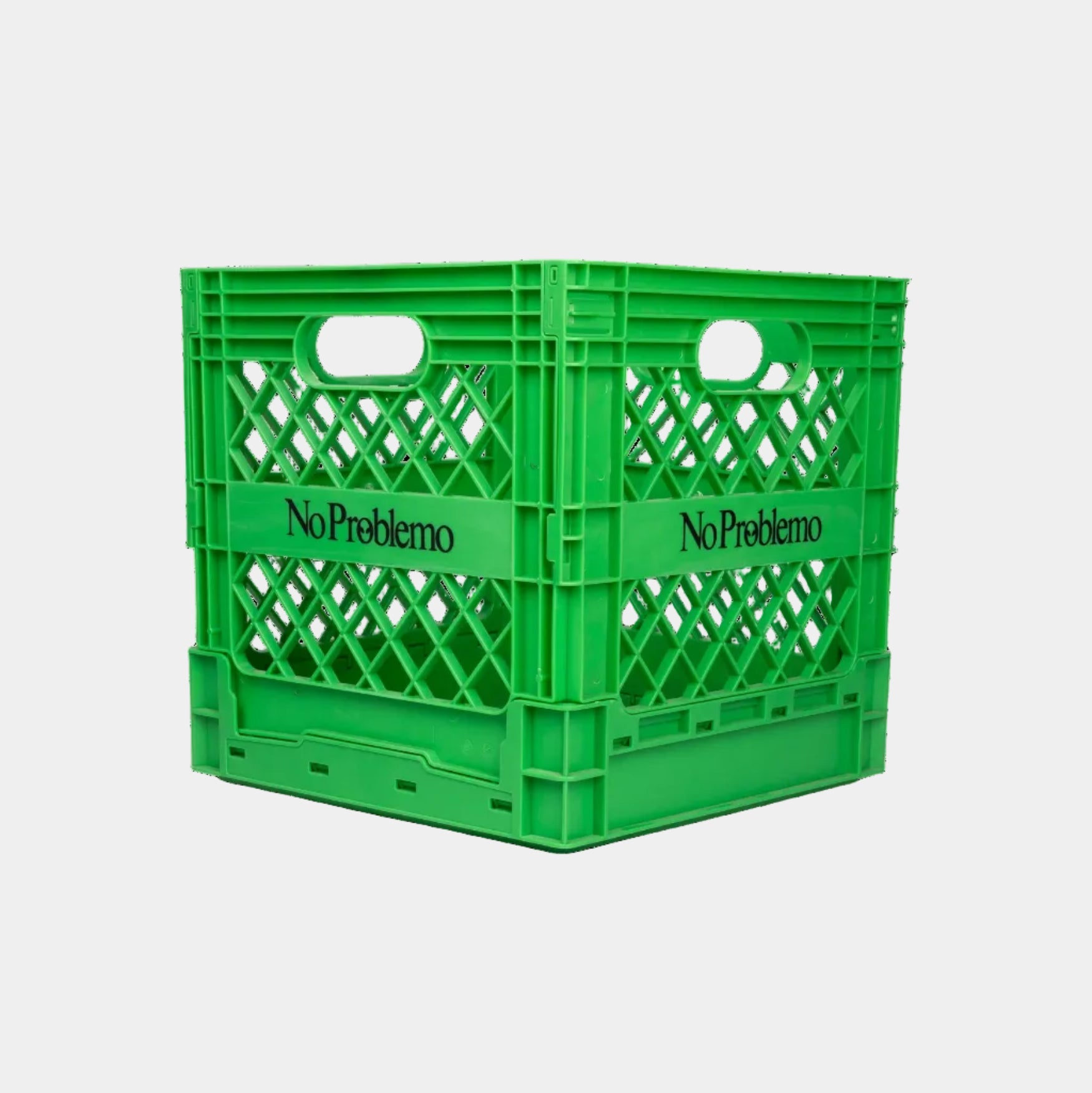 No Problemo Vinyl Crate - Green
