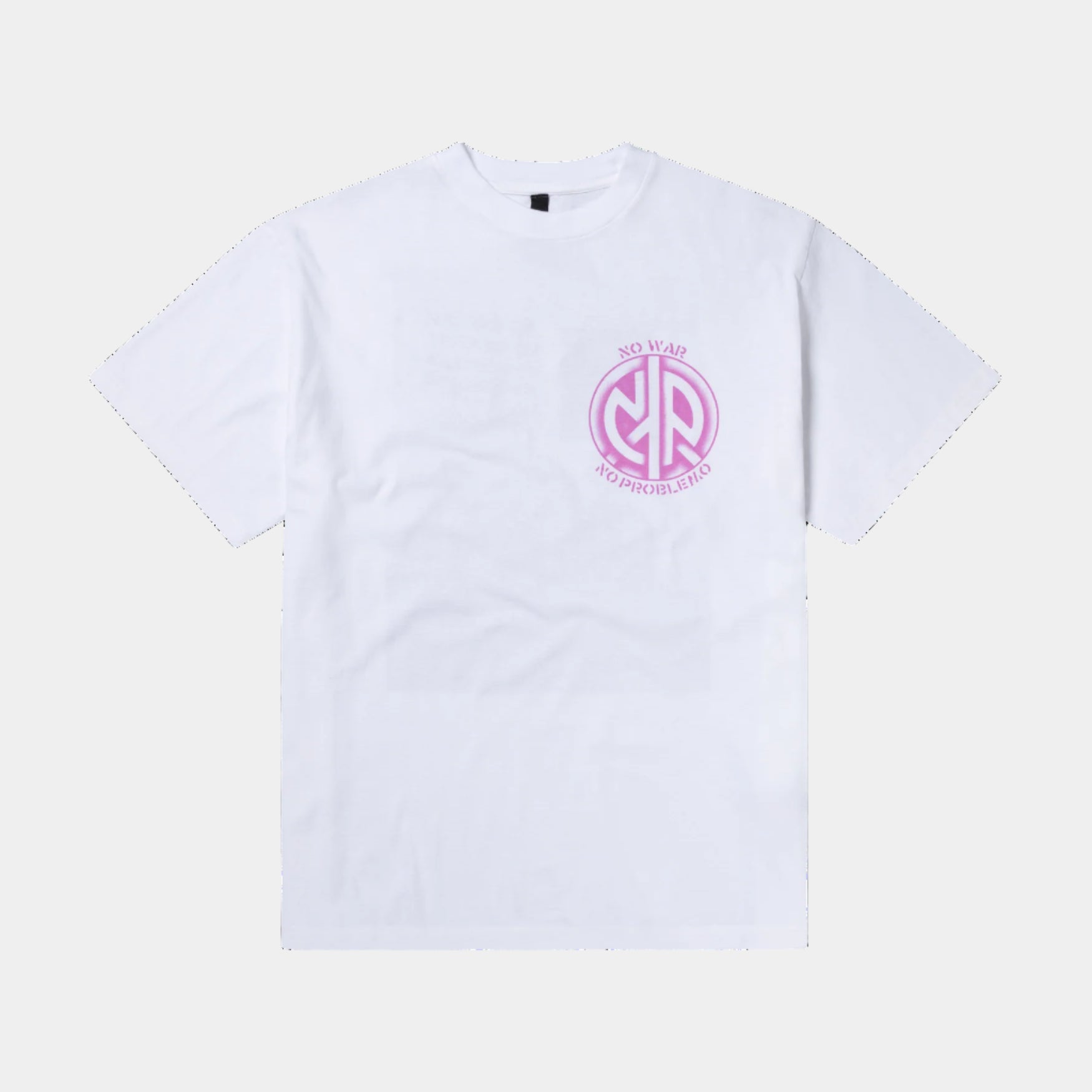 No Problemo No War SS Tee - White