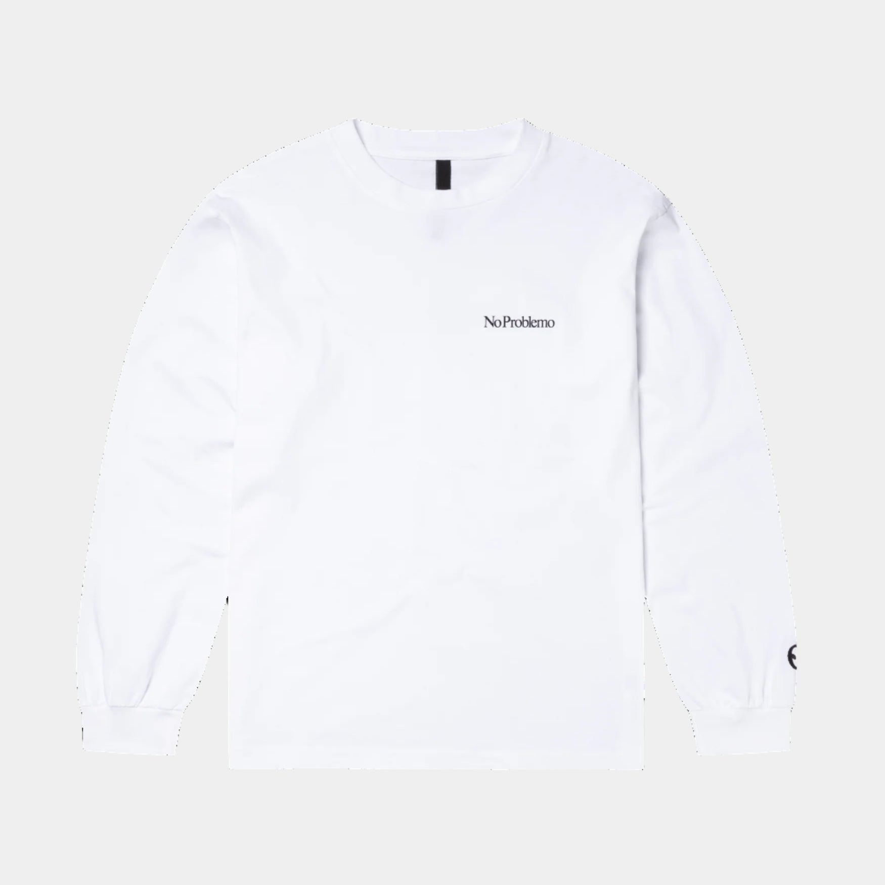 No Problemo Mini Problemo LS Tee - White