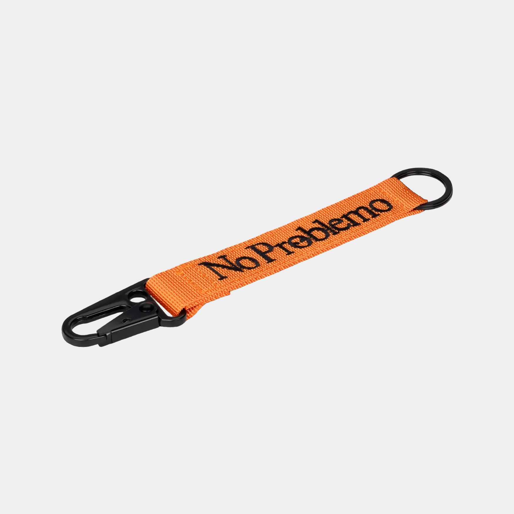 No Problemo Mini Problemo Carabiner Keychain - Orange