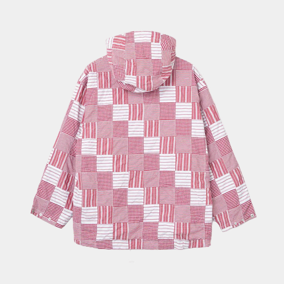 BoTT Patchwork Check Jacket - Red