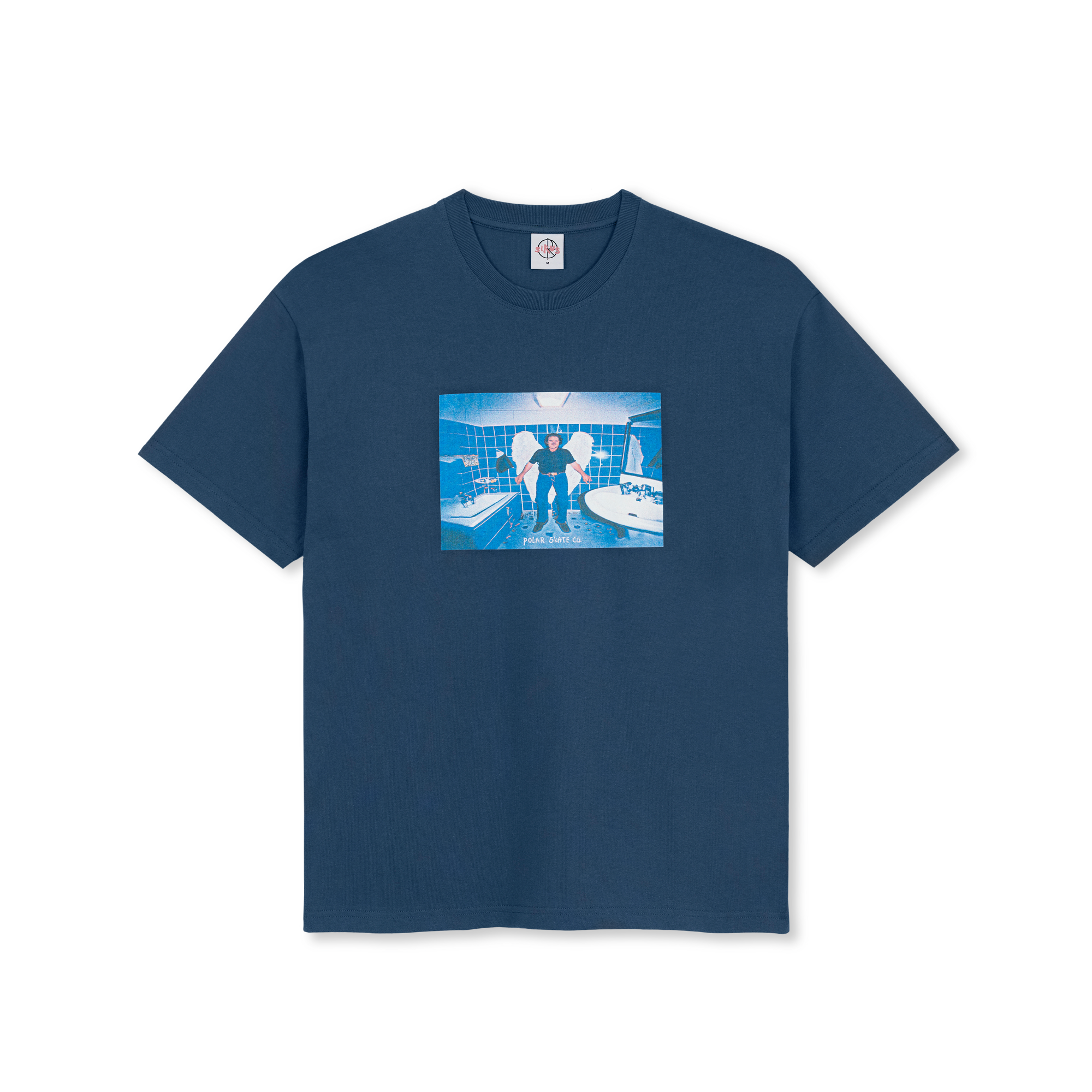 Polar Angel Man Tee - Grey Blue