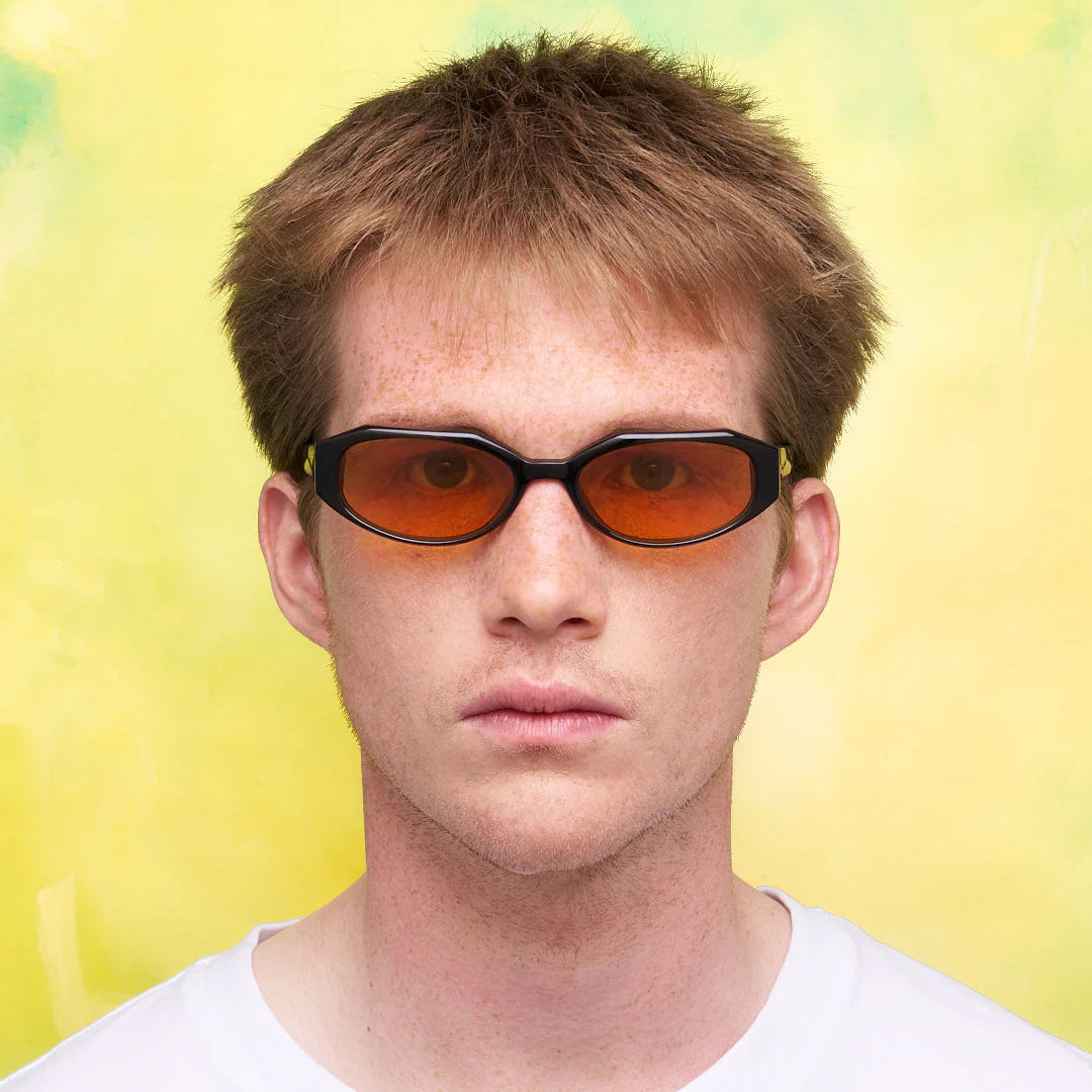 Sub Sun SUB015 Sunglasses - Transparent Green/Orange