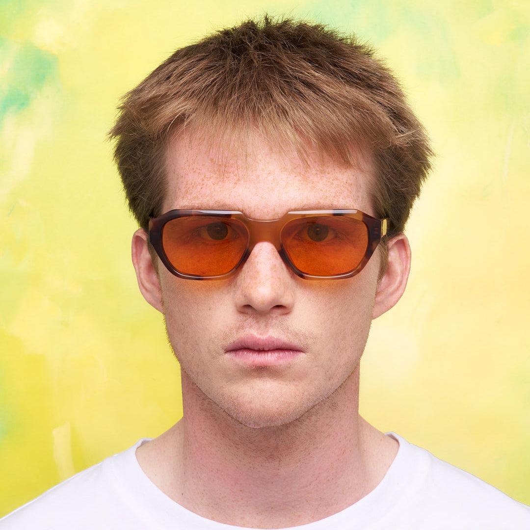 Sub Sun SUB002 Sunglasses - Tortoise Shell/Orange