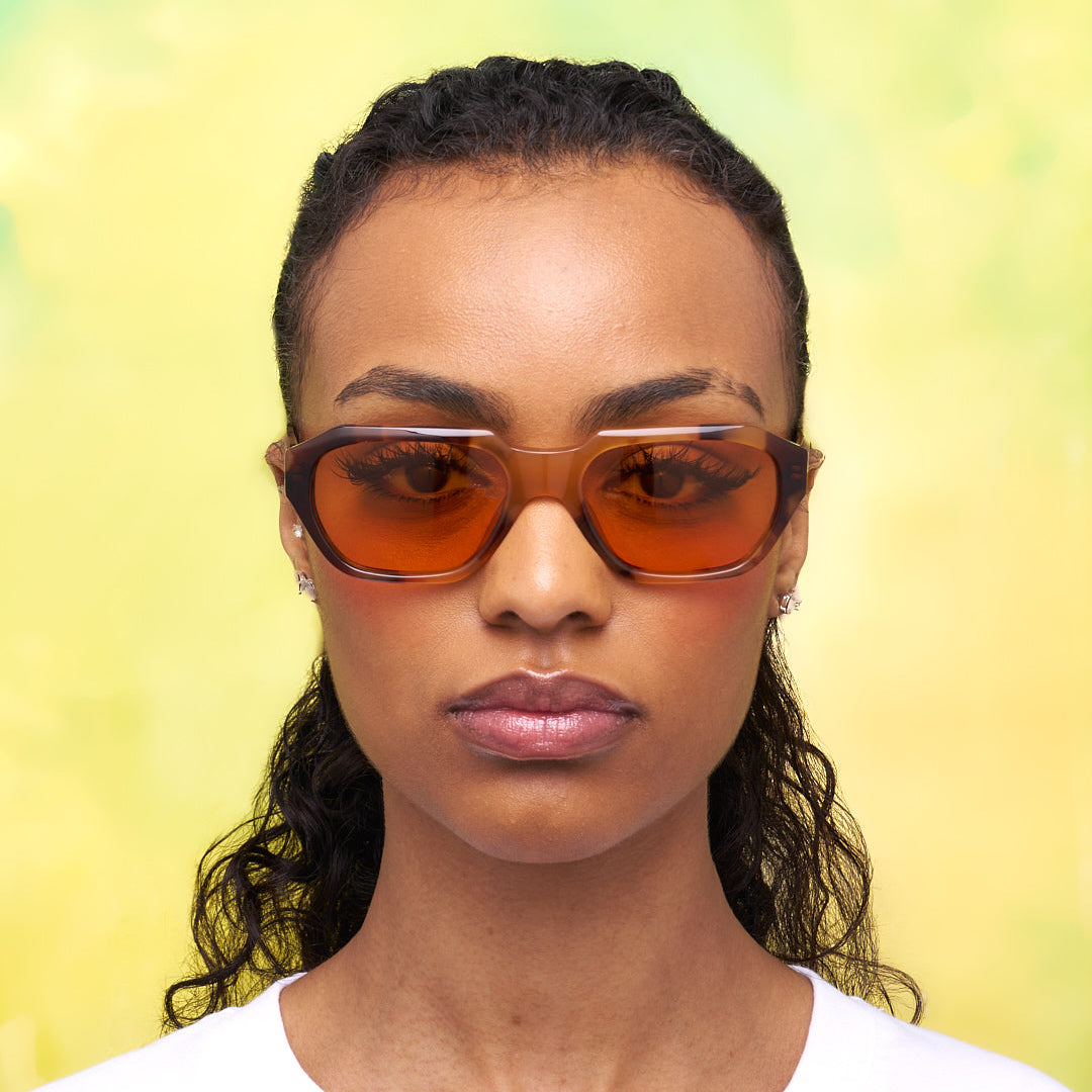Sub Sun SUB002 Sunglasses - Tortoise Shell/Orange