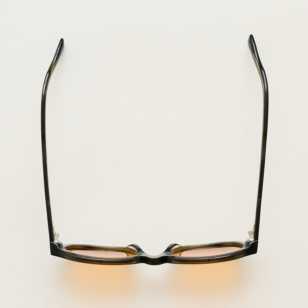 Sub Sun SUB004 Sunglasses - Transparent Green/Orange