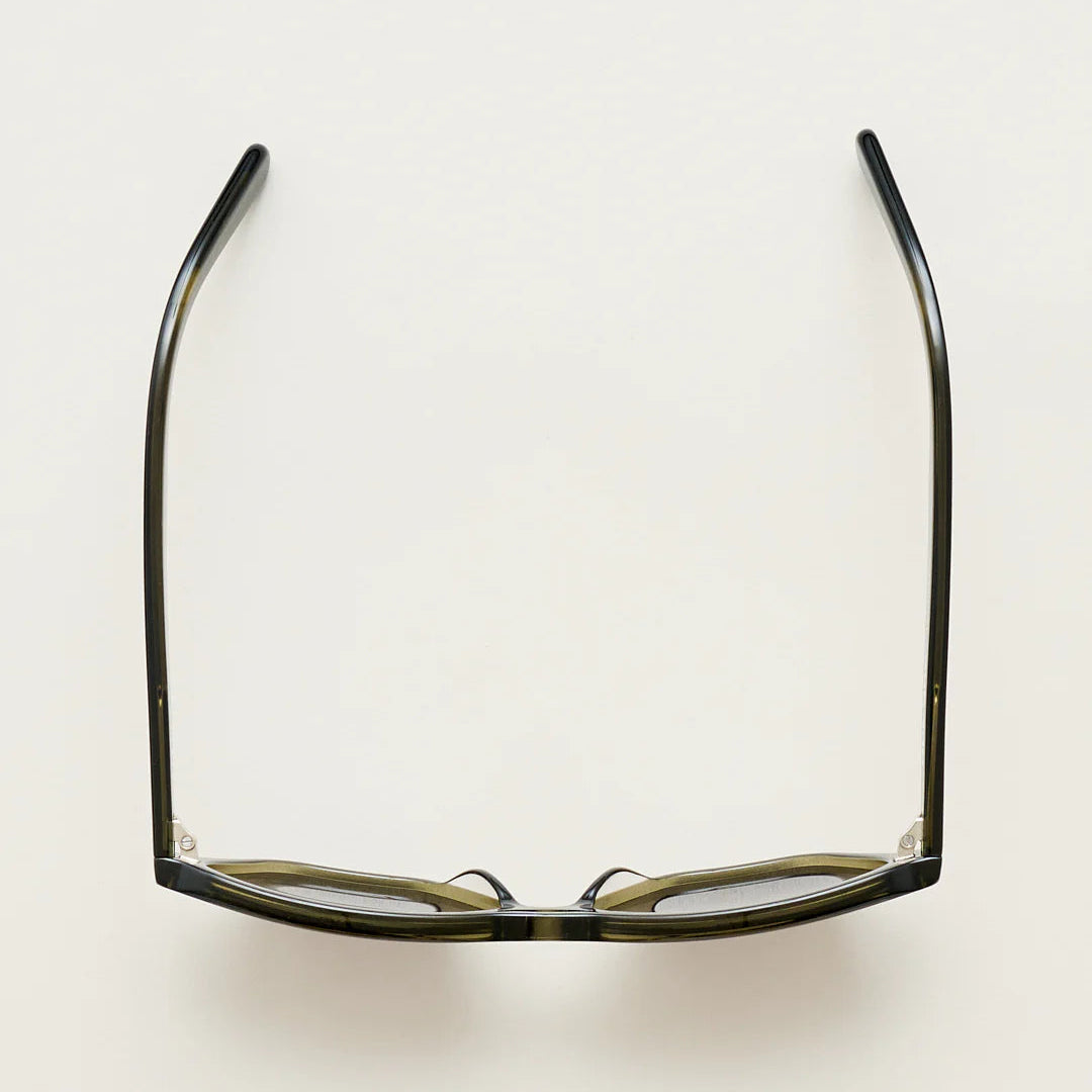 Sub Sun SUB016 Sunglasses - Transparent Green/Grey