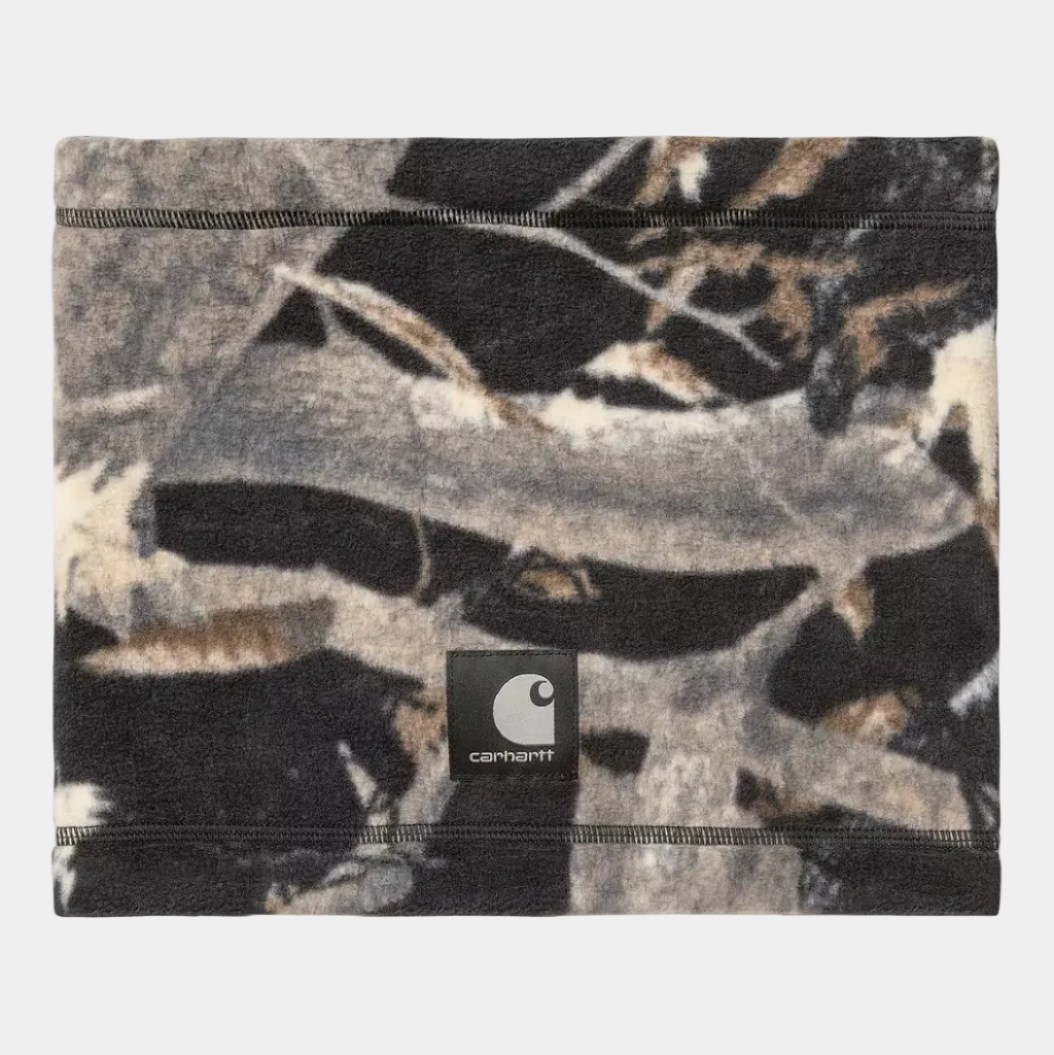 Carhartt WIP Blevin Neckwarmer - Camo Feather Tree/Black