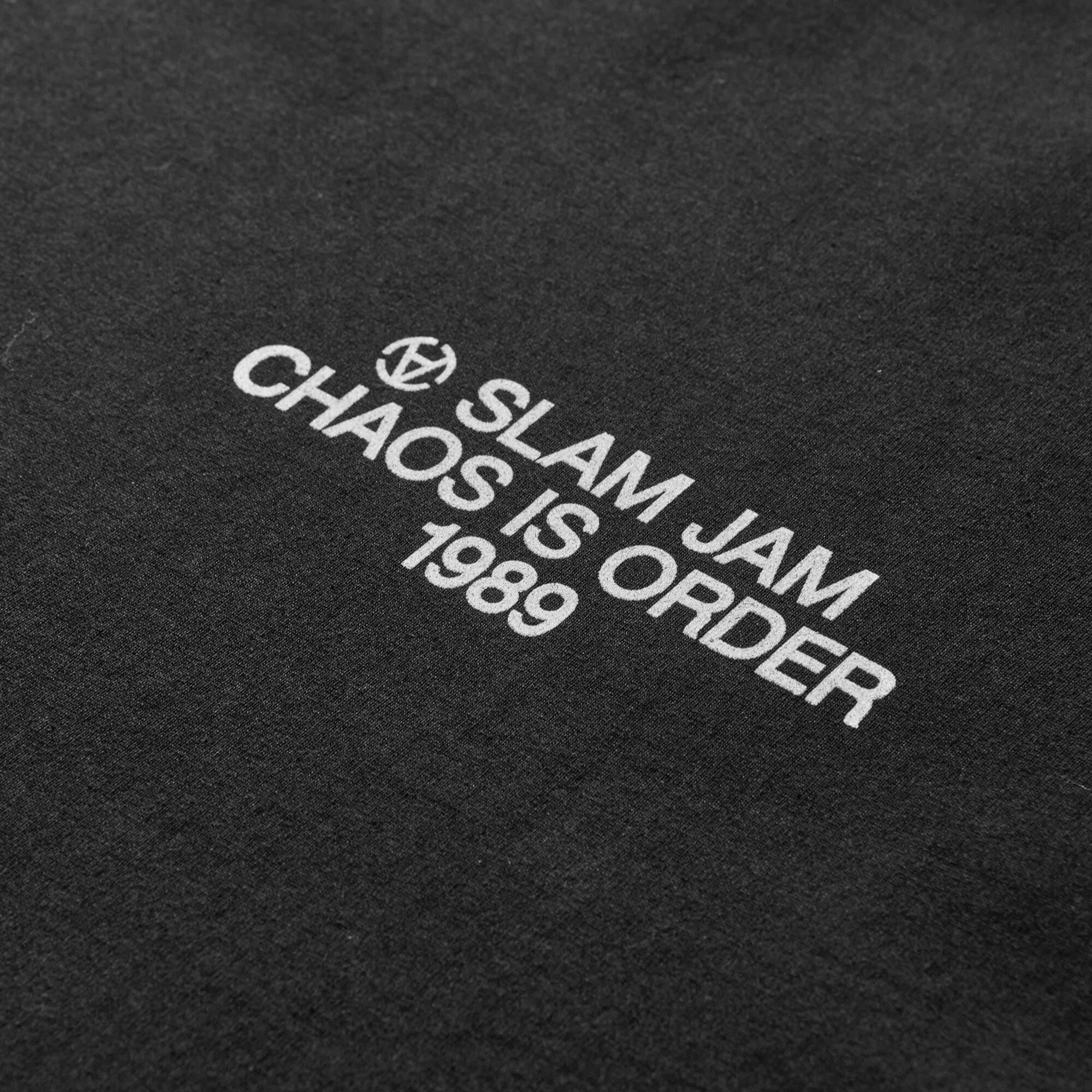 SLAM JAM Chaos Is Order T-Shirt - Black