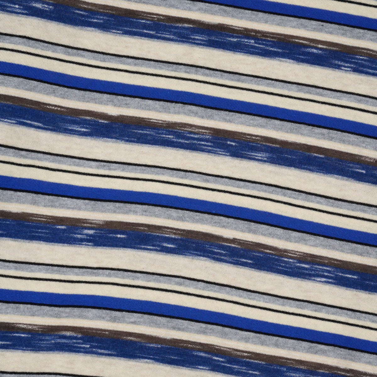 Brain Dead Toni Striped T-Shirt -Blue Multi
