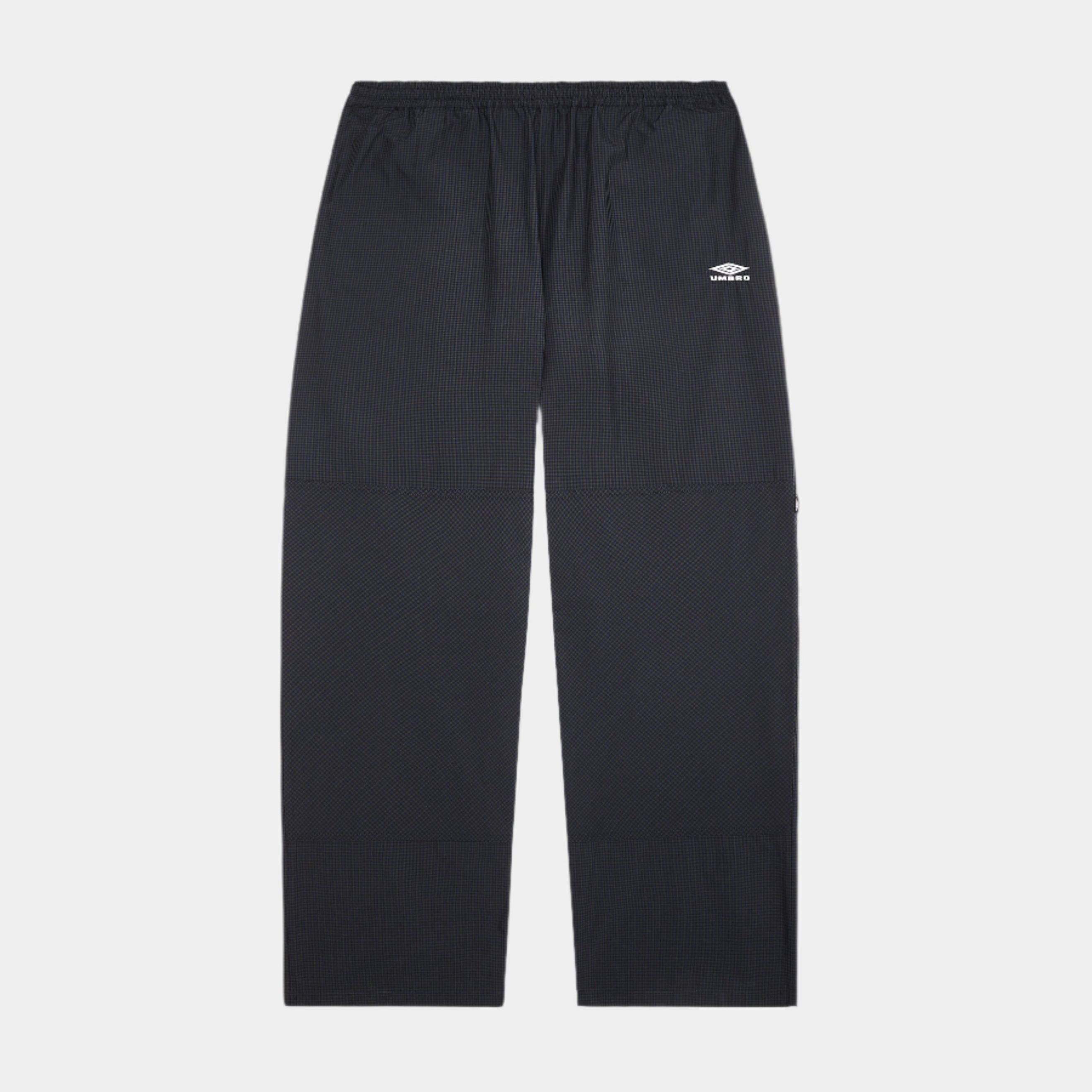 Umbro Check Track Pants - Navy/Dark Brown