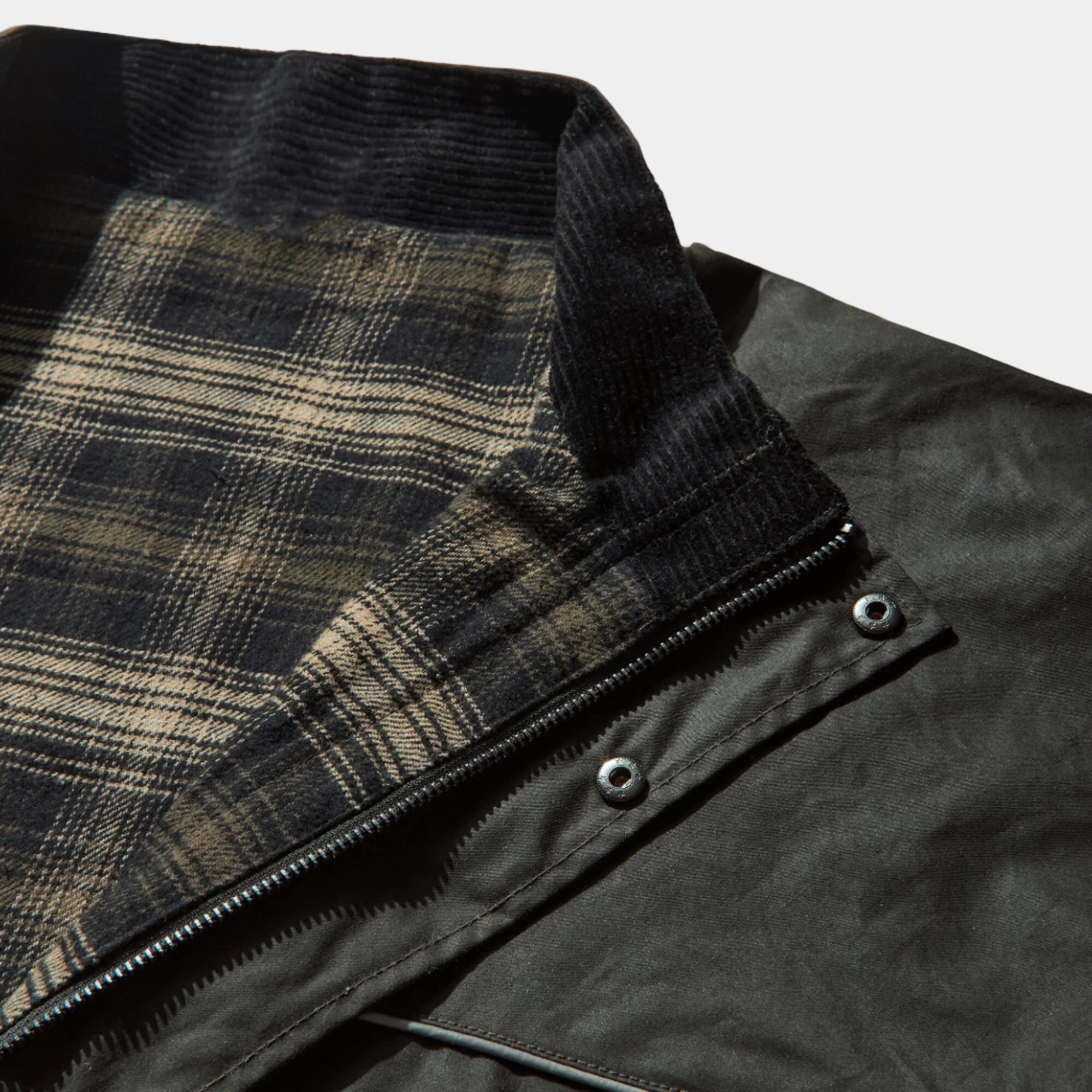 Umbro By Slam Jam Trainer Waxed Jacket - Dark Olive