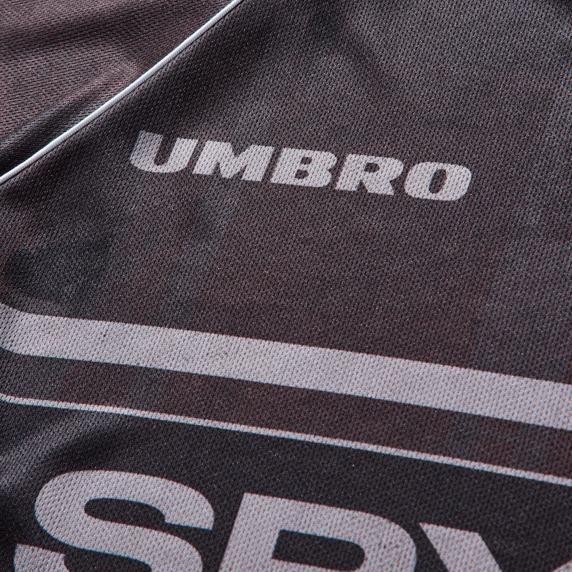 Umbro By Slam Jam Distressed Spycam Polo - Purple/Black