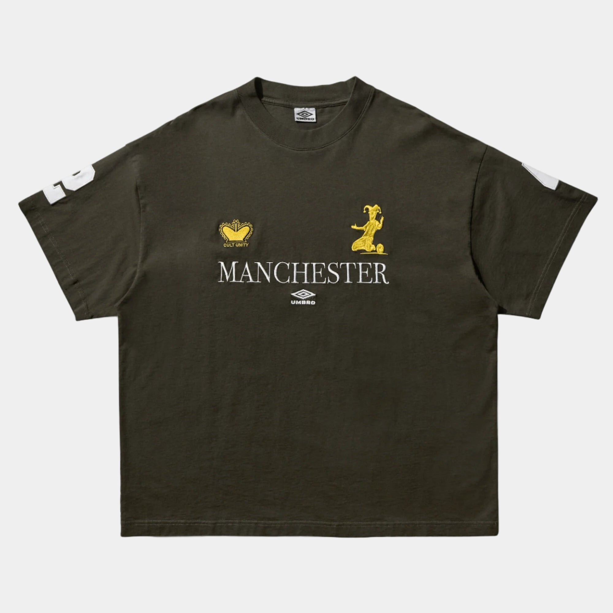 Umbro By Slam Jam Manc T-Shirt - Dark Olive