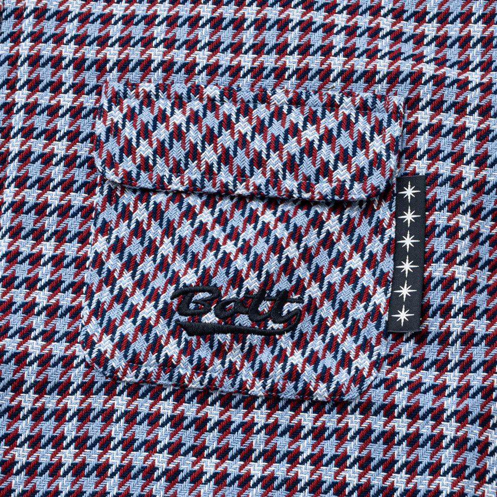 BoTT Zip-Up Flannel Shirt - Slate Blue