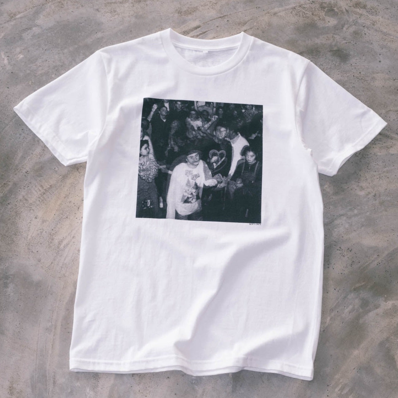 Boy's Own On The Floor Tee - White