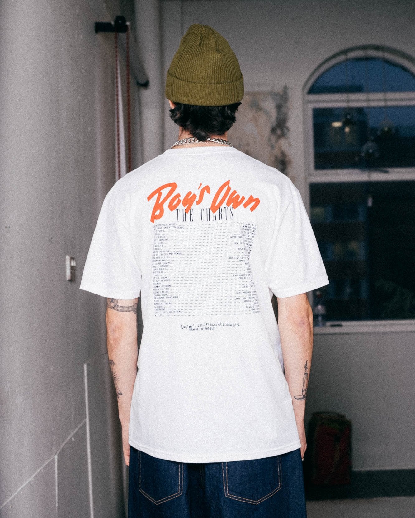 Boy's Own The Charts Tee - White/Red