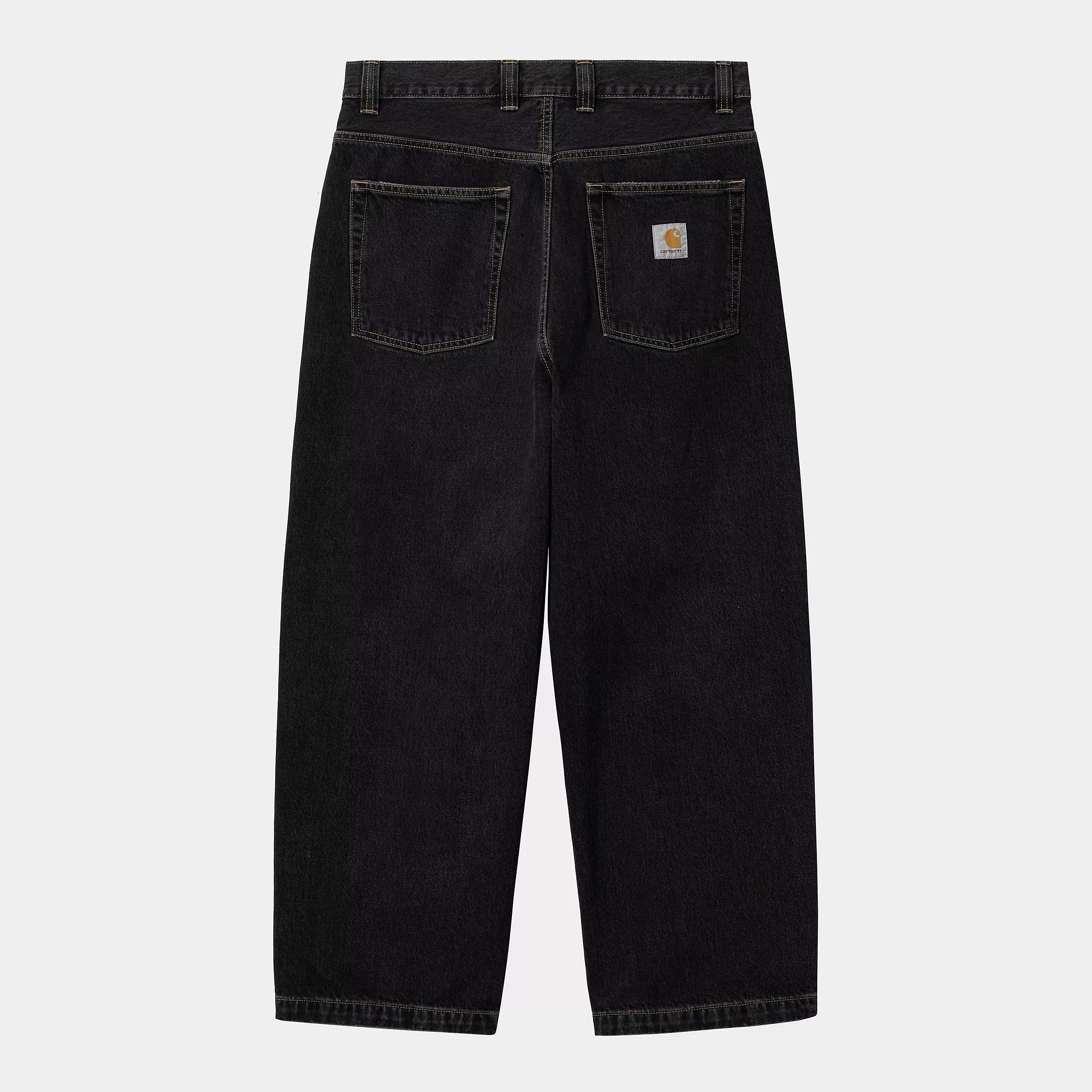 Carhartt WIP Brandon Pant - Black Stone Washed