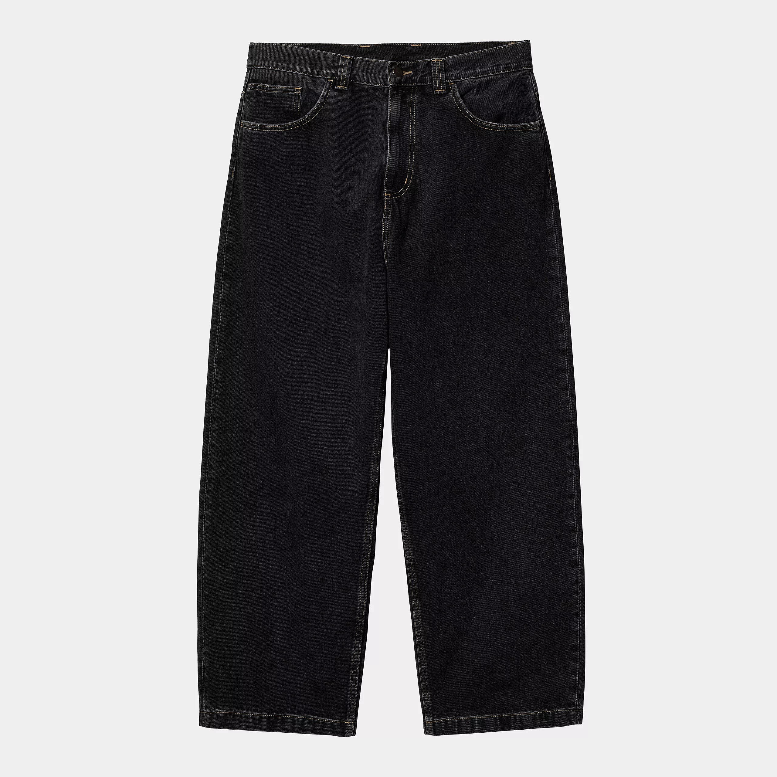 Carhartt WIP Brandon Pant - Black Stone Washed