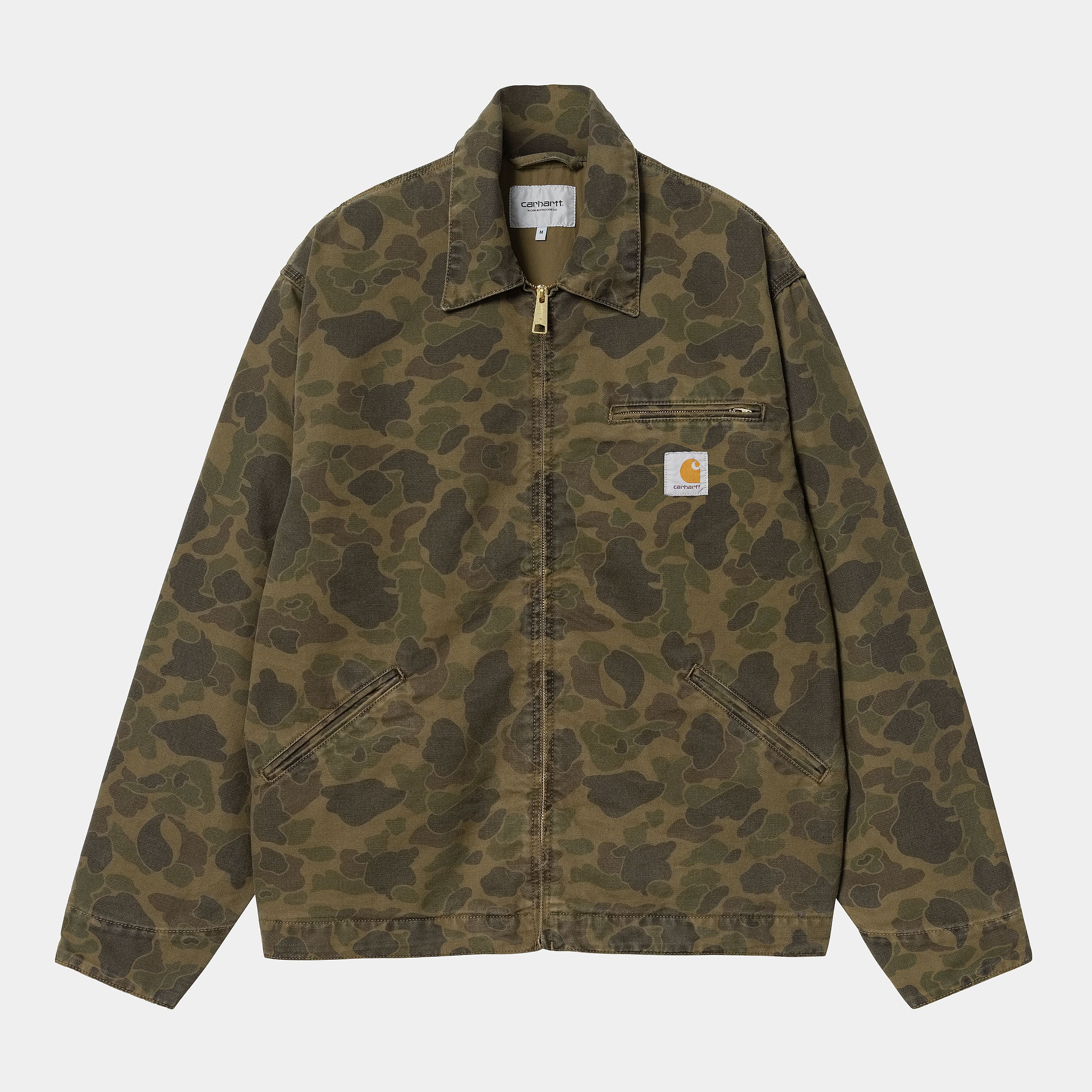 Carhartt WIP Duck Detroit Jacket - Office Green Duck Camo