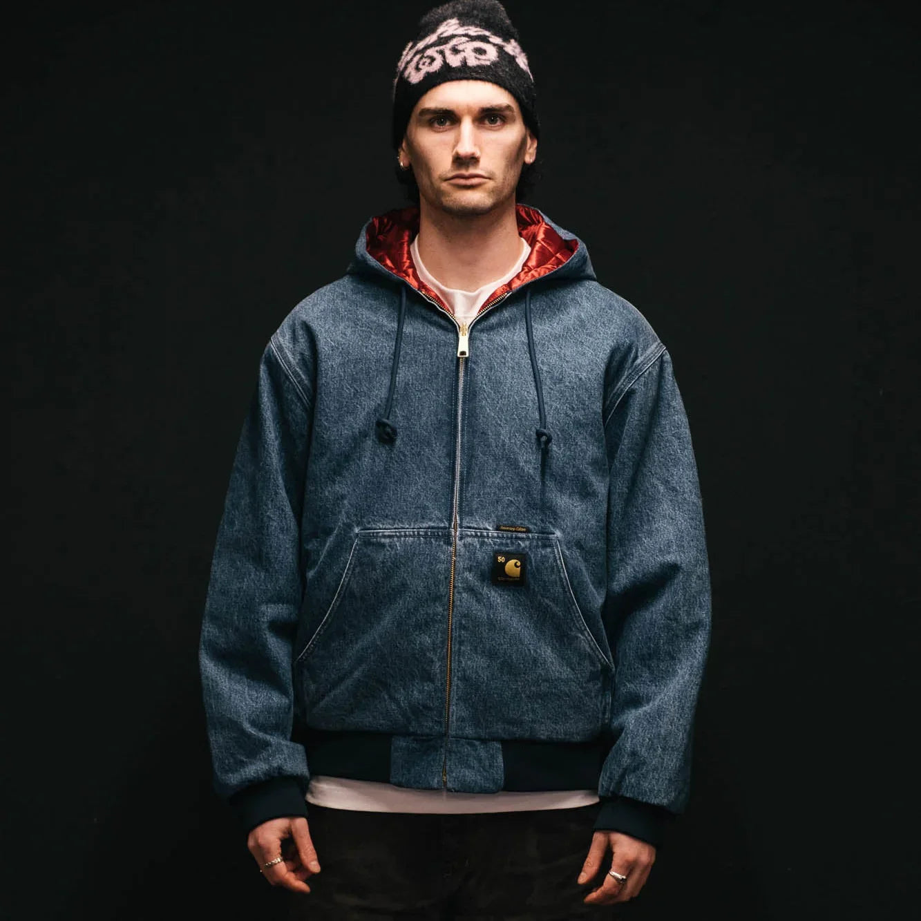 Carhartt WIP 50 Years Anniversary OG Active Jacket Denim - Blue/USA Re