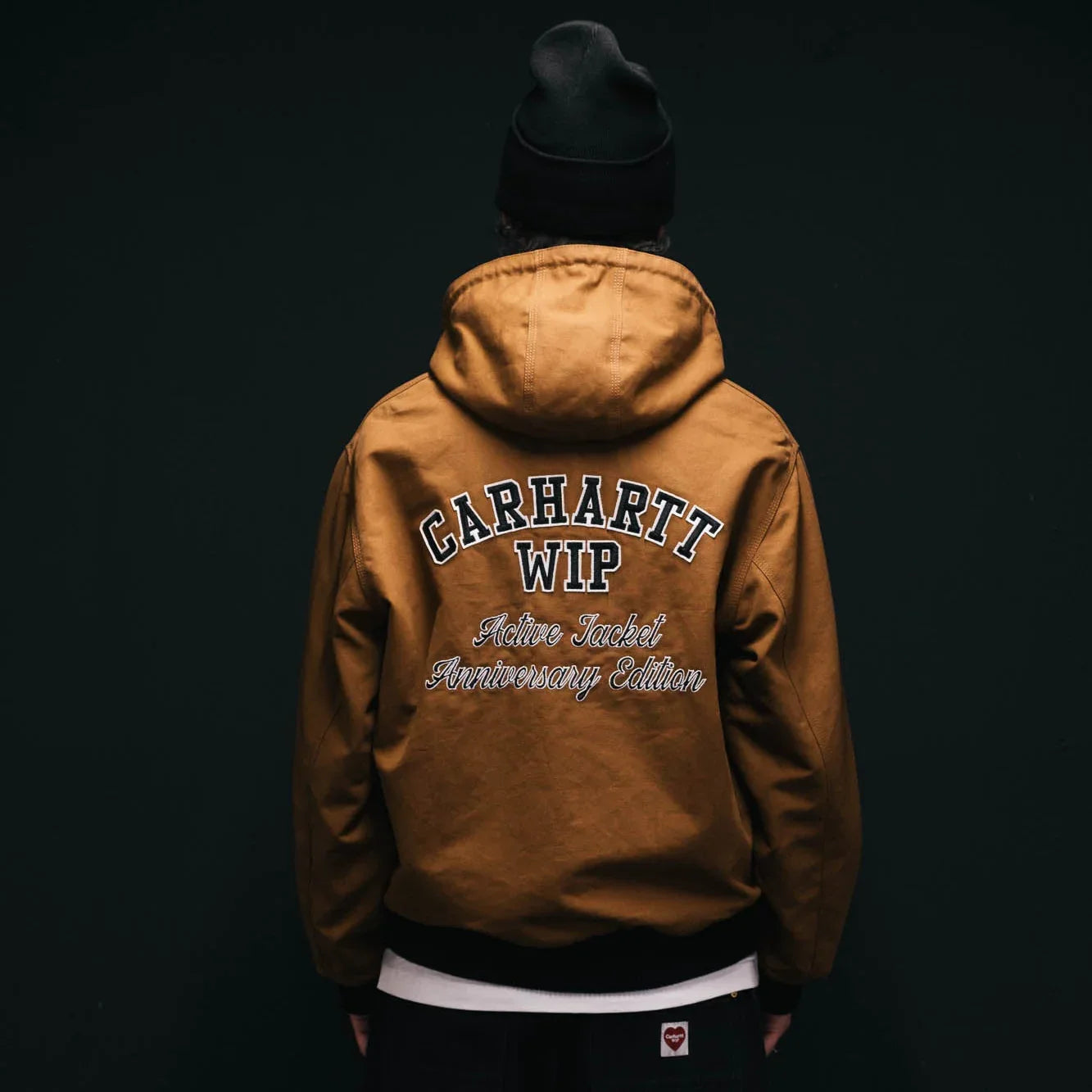 Carhartt WIP 50 Years Anniversary OG Active Jacket Leather - Black/Hamilton Brown