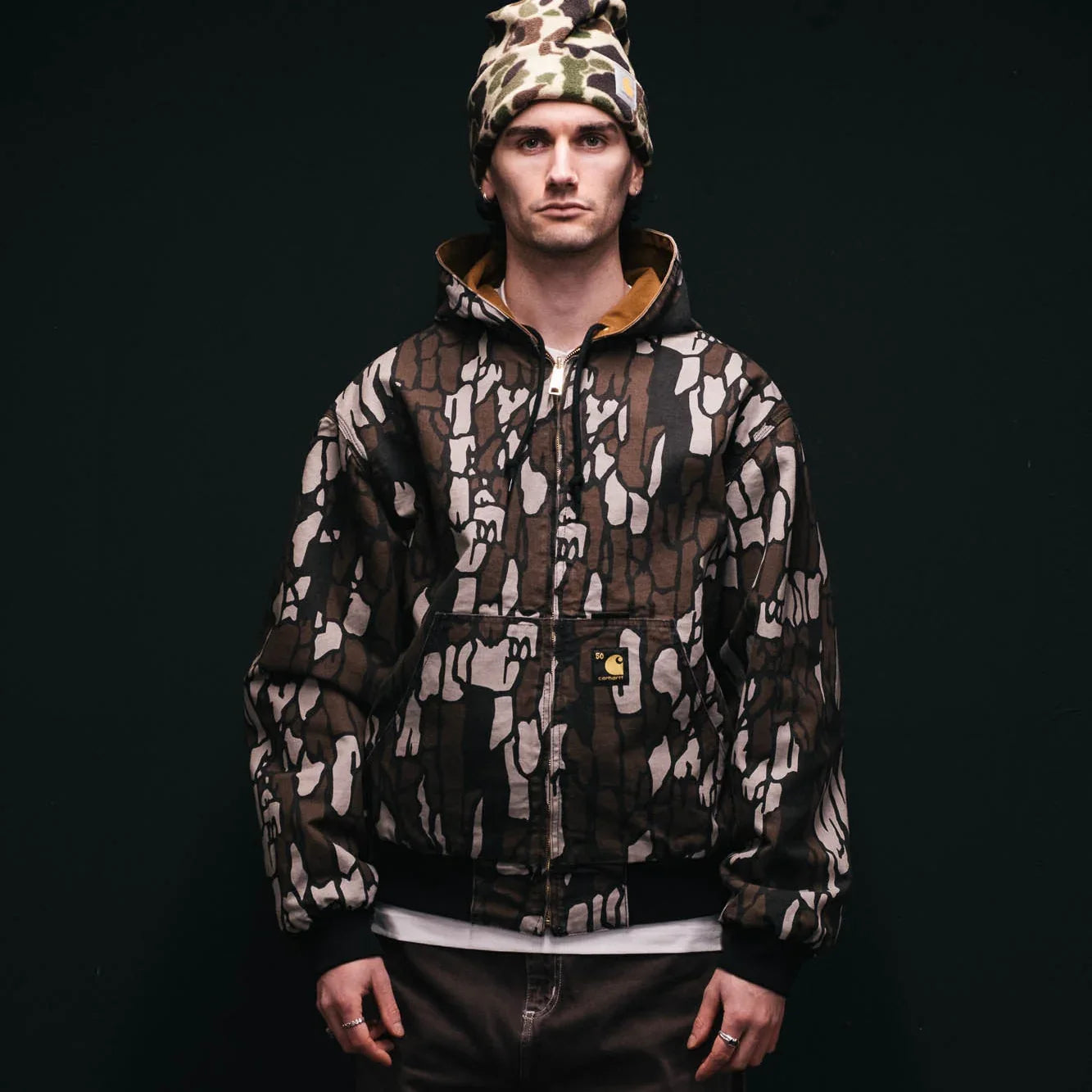Carhartt WIP 50 Years Anniversary OG Active Jacket Canvas - Hamilton Brown/Camo Treebark
