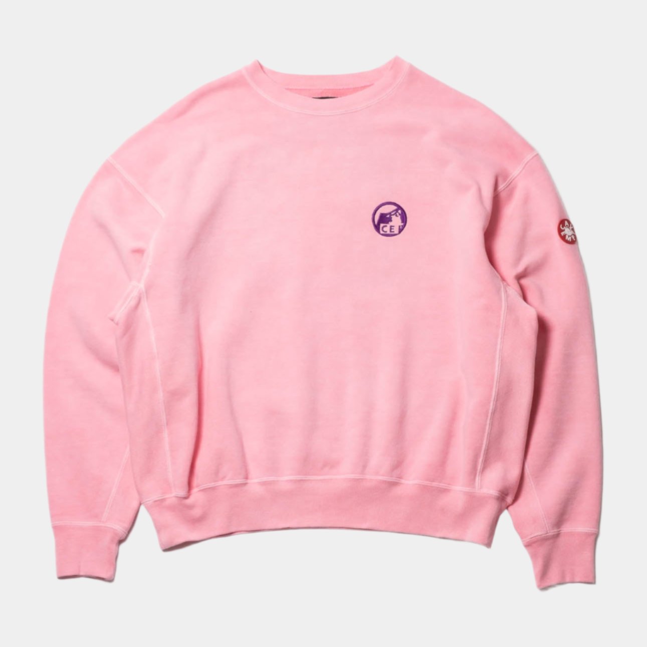 Cav Empt Overdye Pre Cog Crew Neck - Pink