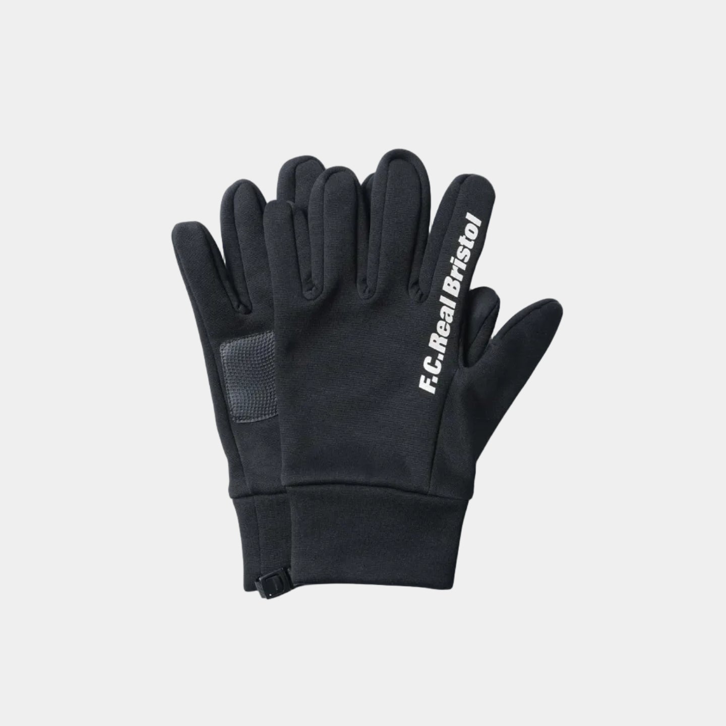 F.C.Real Bristol Stretch Fleece Touch Gloves - Black