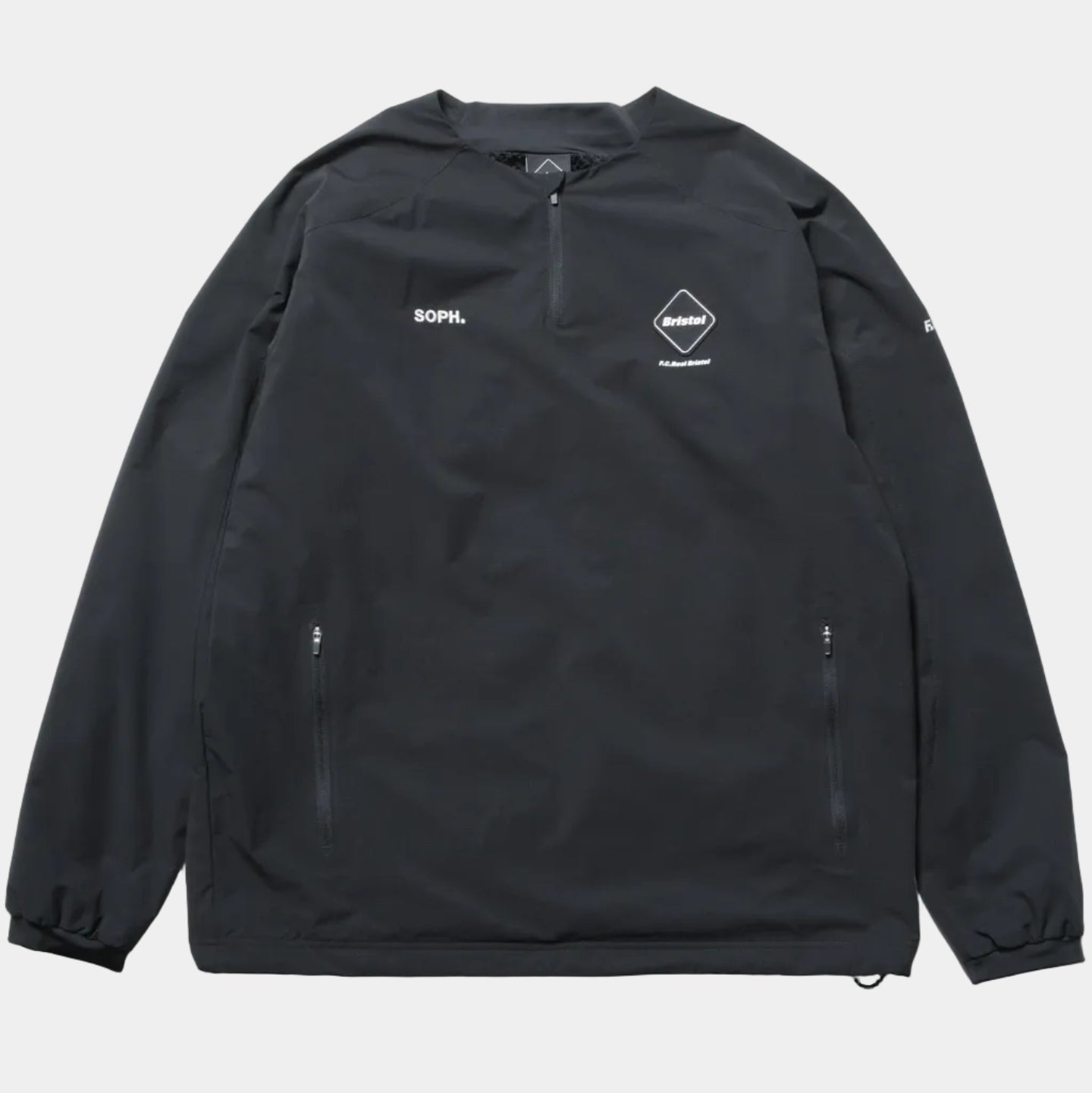 F.C.Real Bristol Thermal Lining Quarter Zip - Black