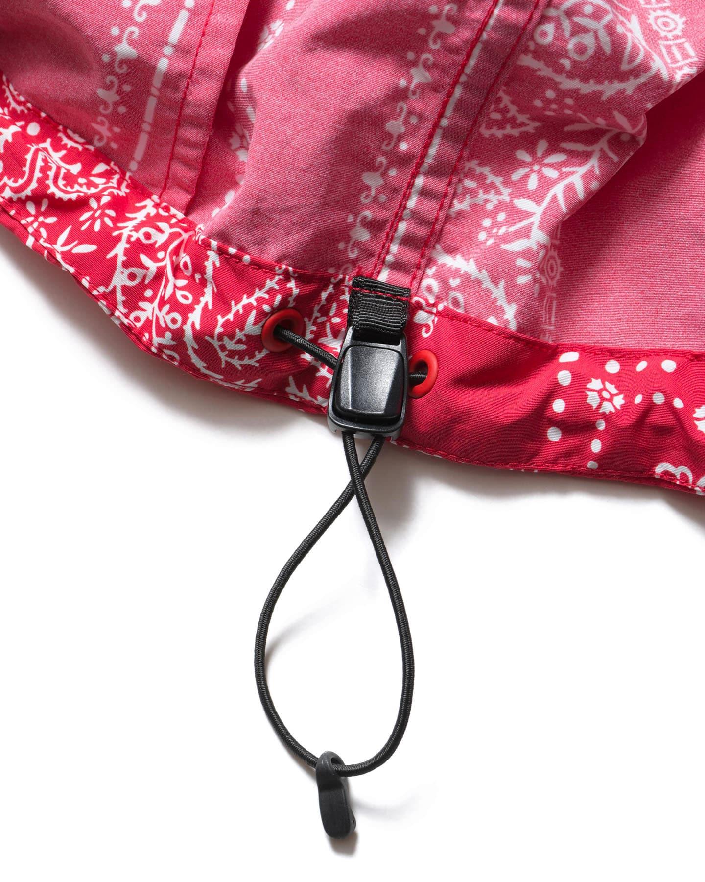 F.C.Real Bristol Bandana Nylon Hooded Blouson Jacket - Red