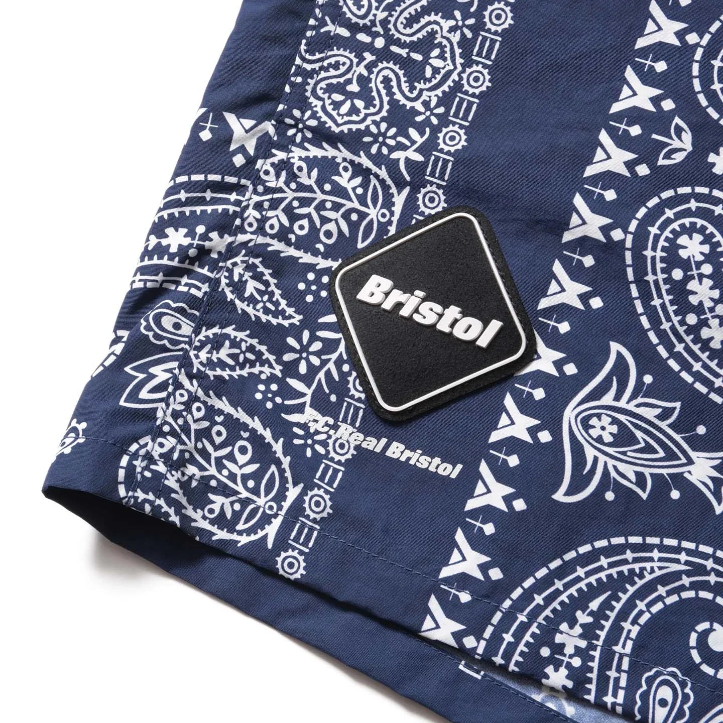 F.C.Real Bristol Bandana Nylon Shorts - Navy