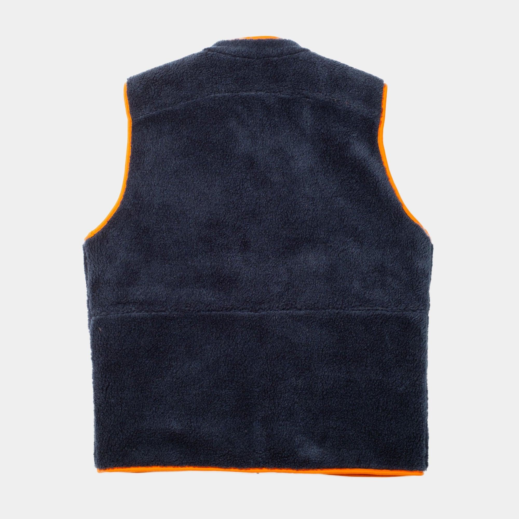 Good Morning Tapes - Abyss/Bonatura Reversible Polar Fleece Zip Thru Vest - Never Never