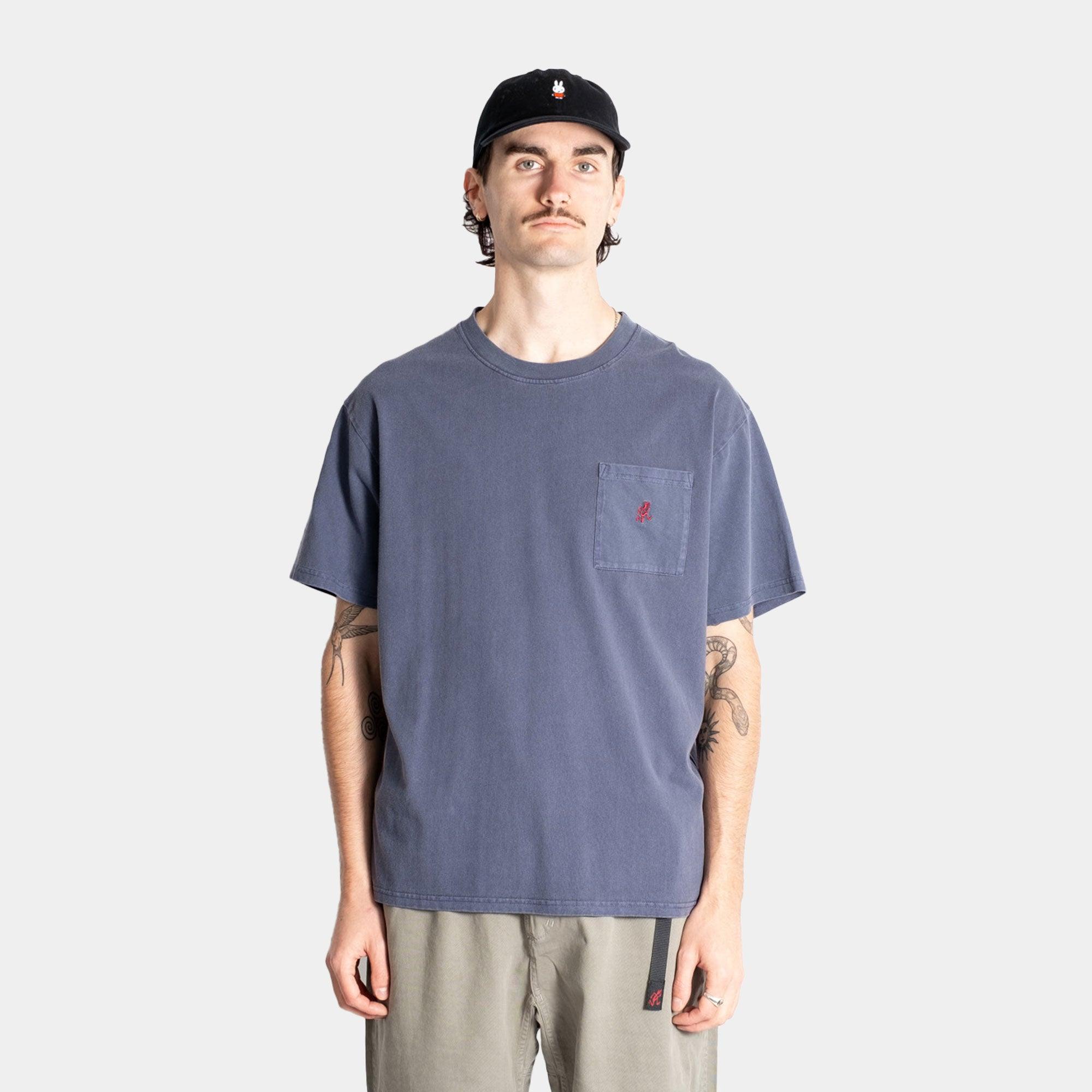 Gramicci - Navy Pigment One Point Tee - Never Never