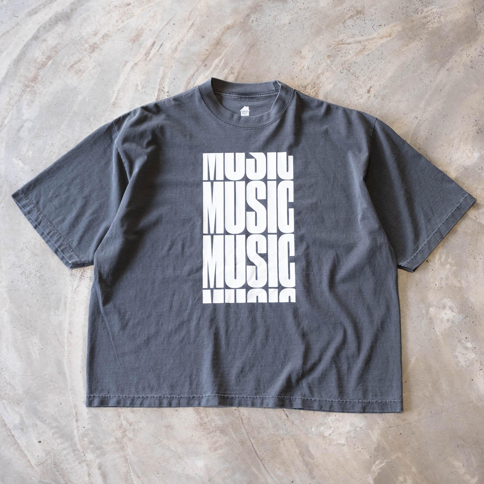 is-ness House Music Delay Tee - Sumi Charcoal - Never Never