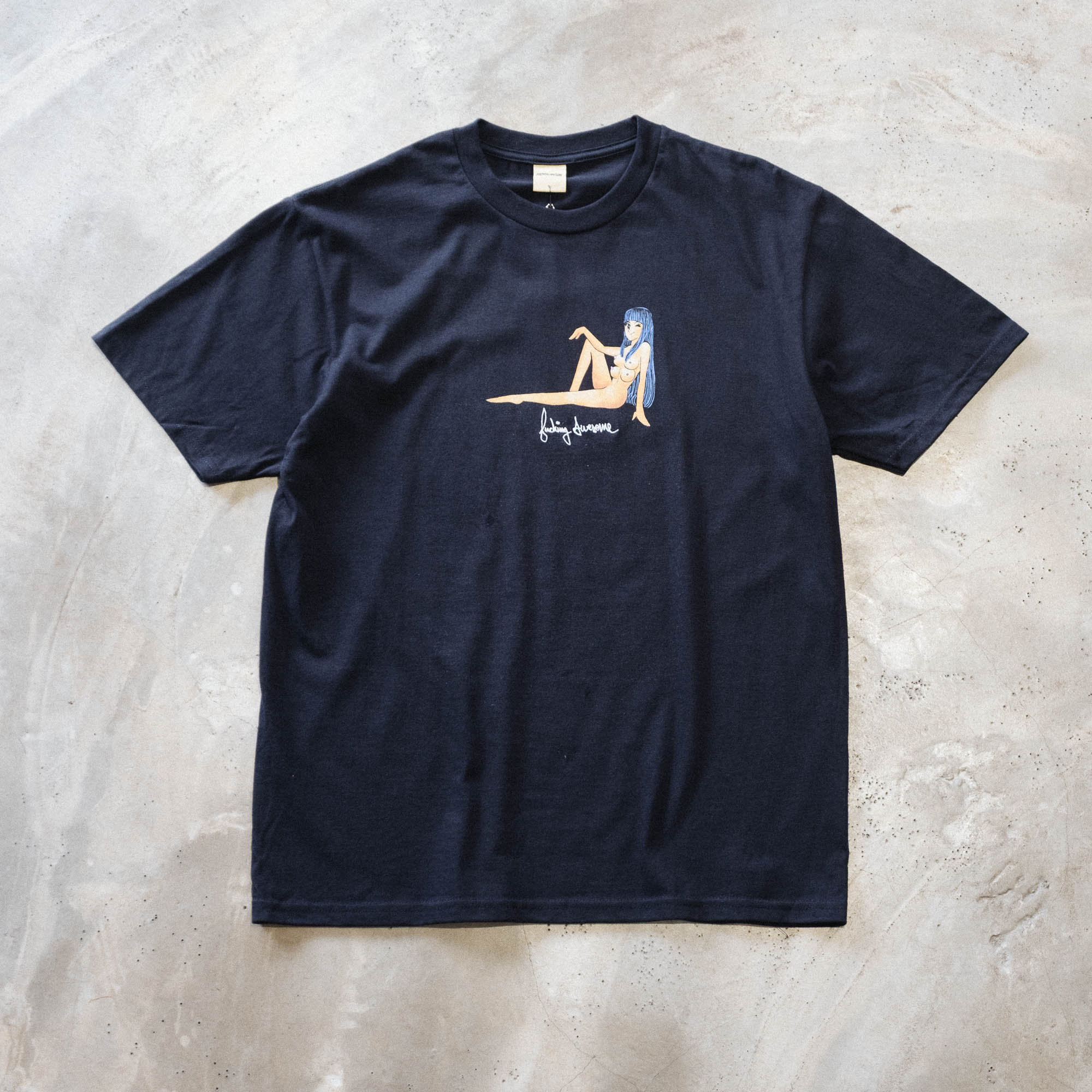Fucking Awesome World Girl Tee - Black
