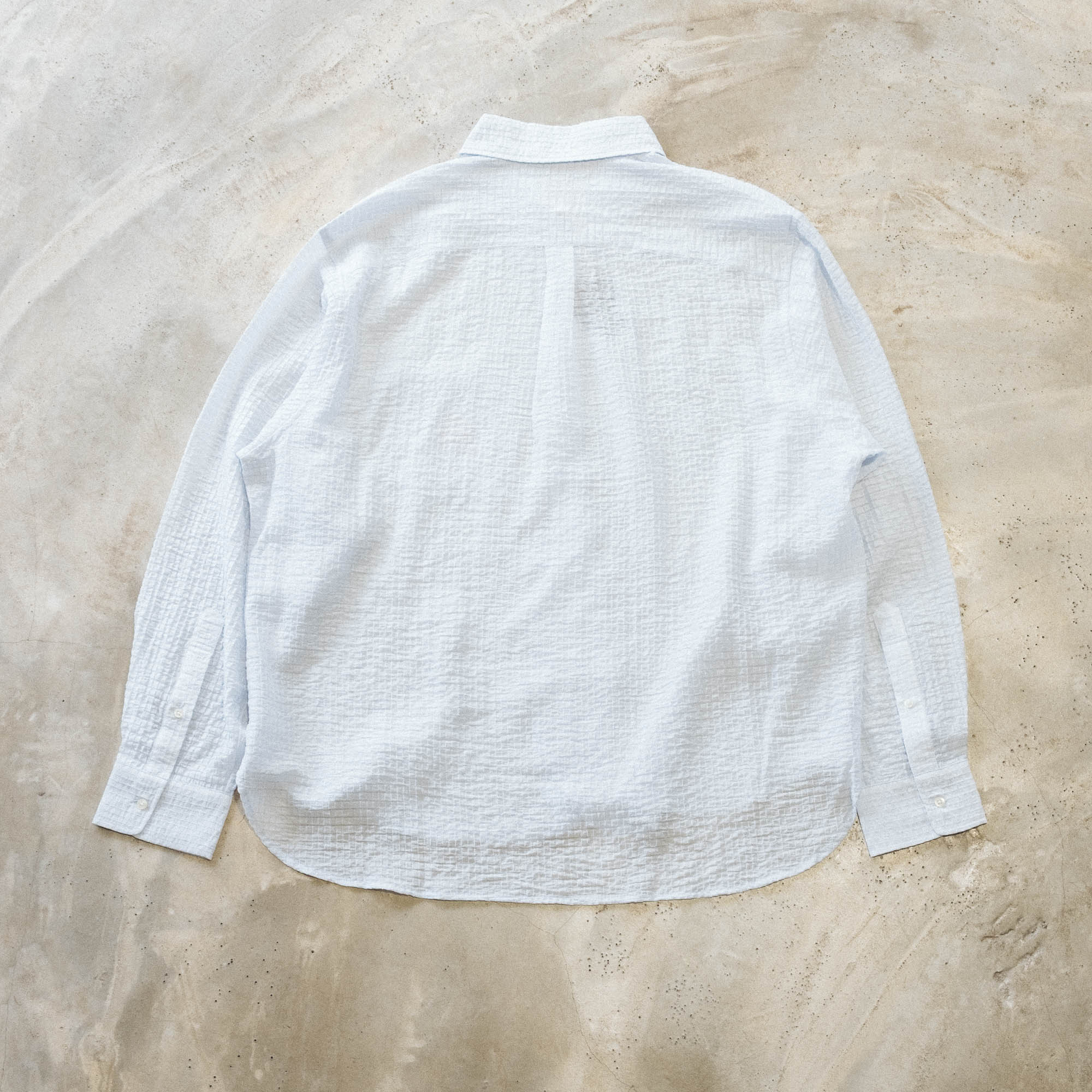 Brain Dead x Brooks Brothers Half Placket Oxford Button Up Shirt - Ice