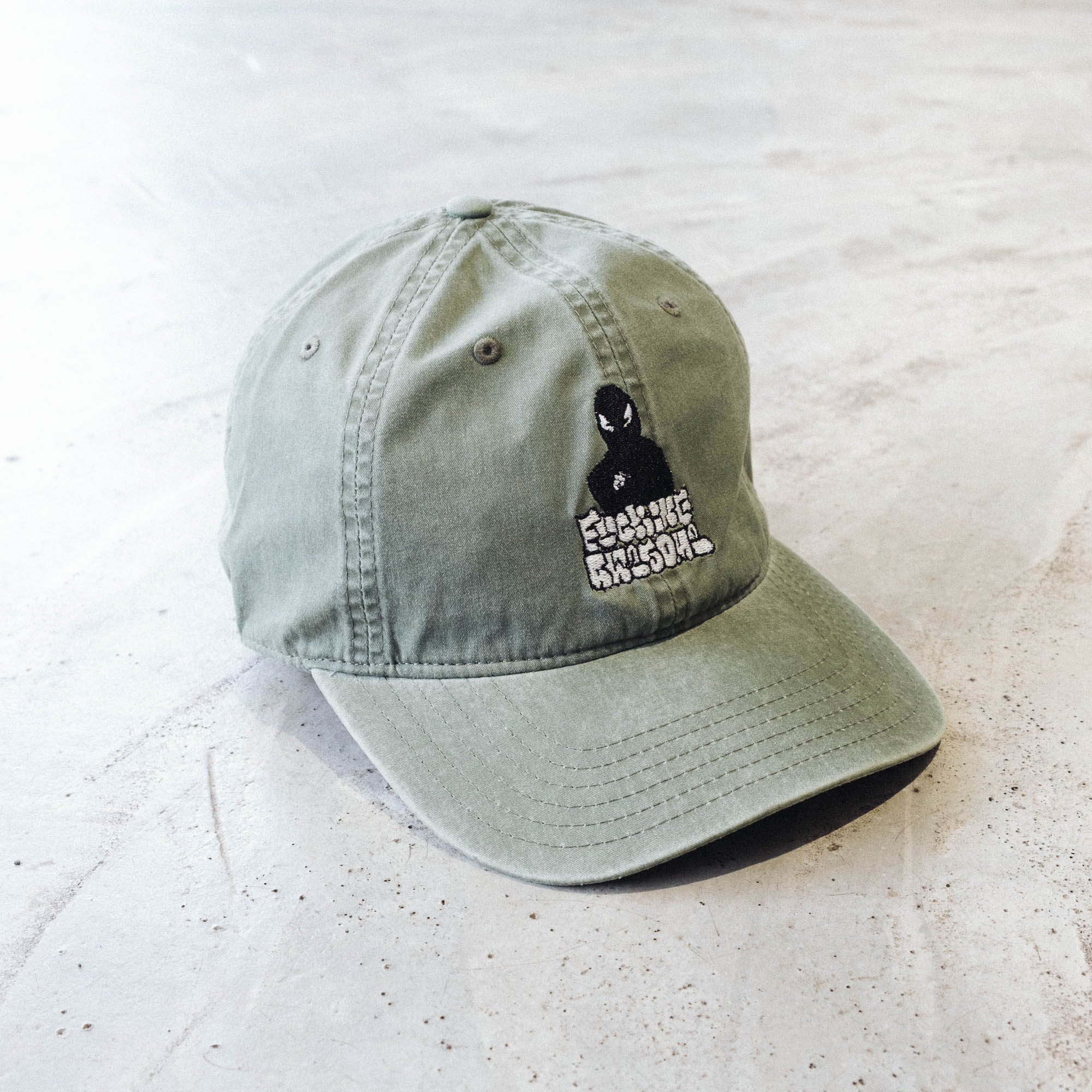 Fucking Awesome Fieldtrip Embroidered 6 Panel Cap - Olive