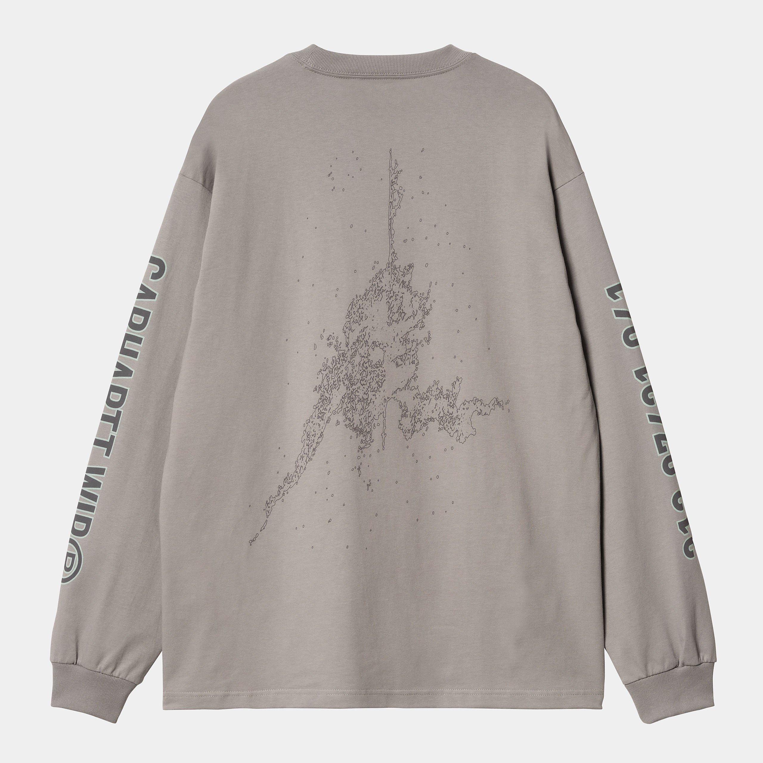 Carhartt WIP Coordinate LS T-Shirt - Misty Grey