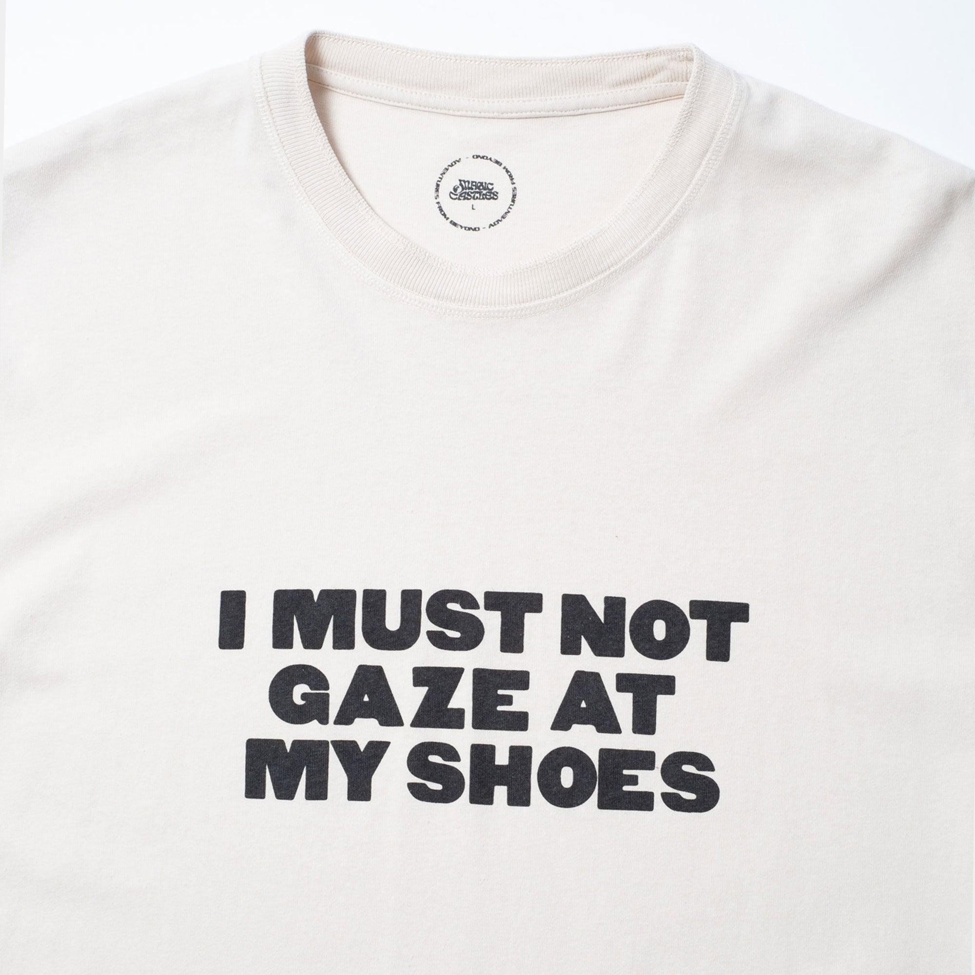 Magic Castles - Off White Shoe Gaze Tee - Never Never