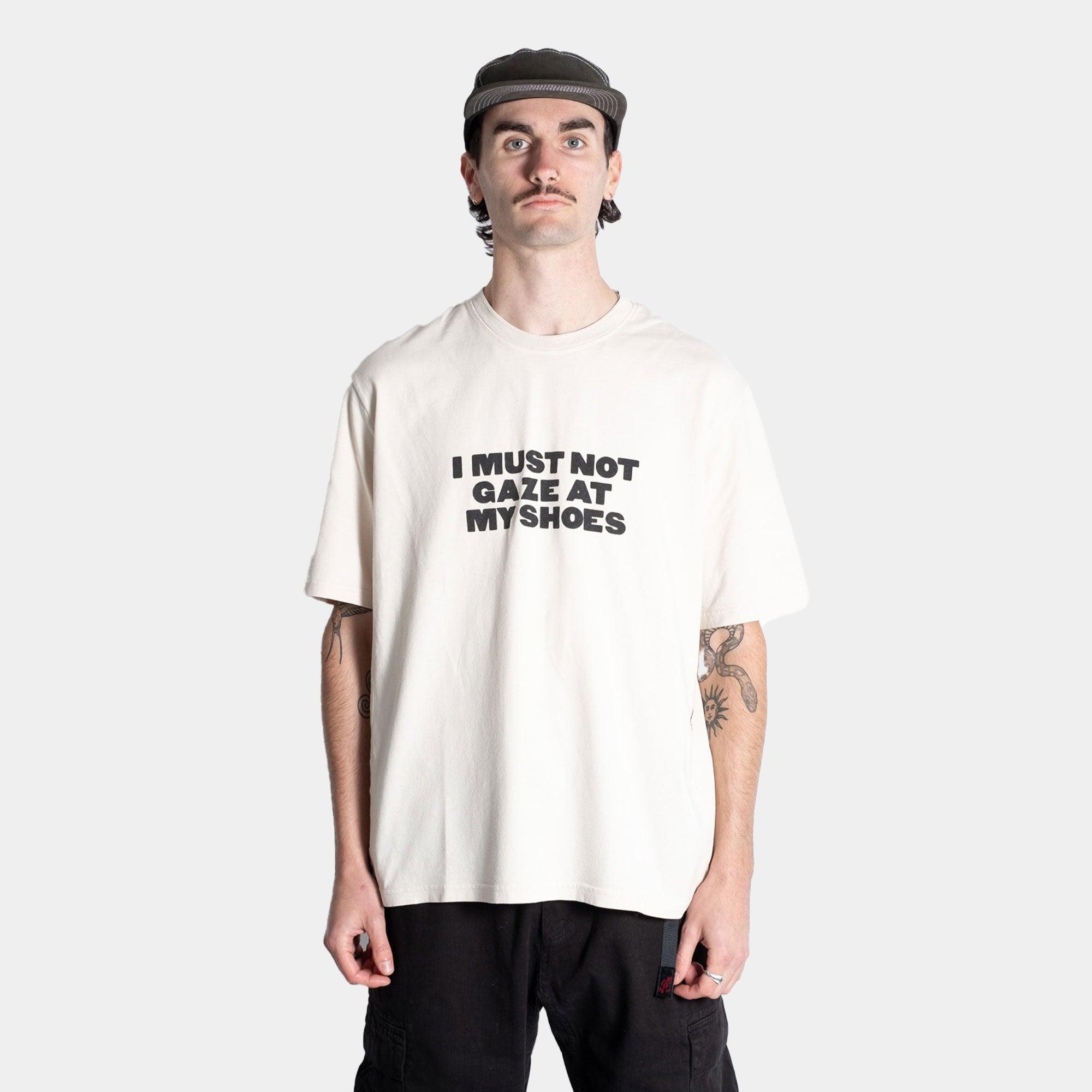 Magic Castles - Off White Shoe Gaze Tee - Never Never