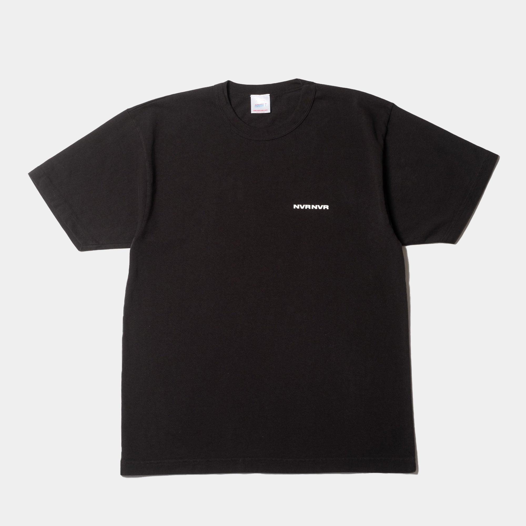 NEVER NEVER - Black Hefty NVR Tee - Never Never