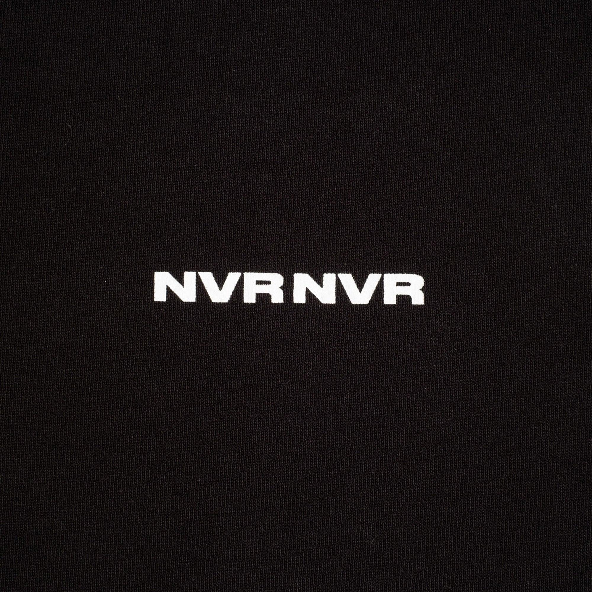 NEVER NEVER - Black Hefty NVR Tee - Never Never