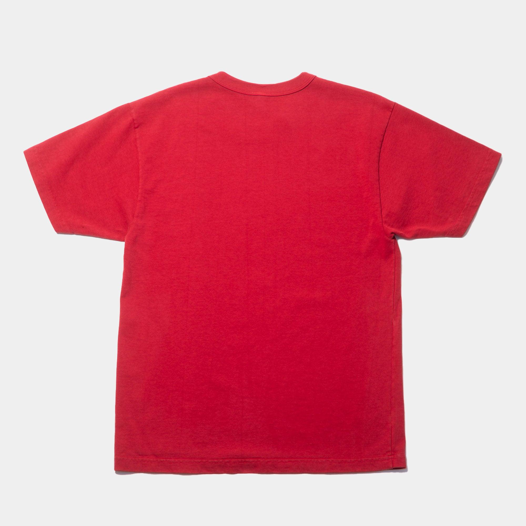 NEVER NEVER - Blood Red Hefty NVR Tee - Never Never