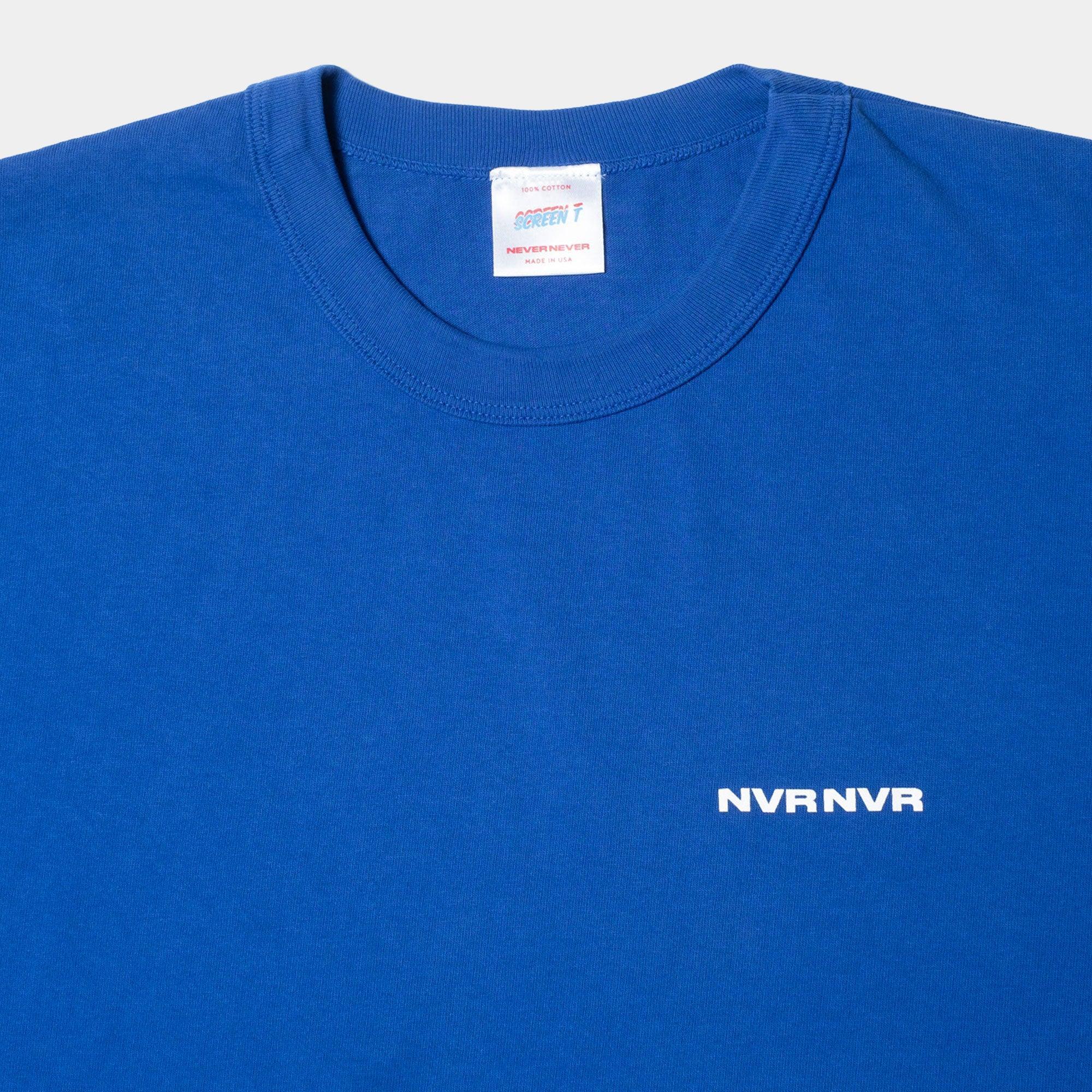 NEVER NEVER - Cobalt Hefty NVR Tee - Never Never