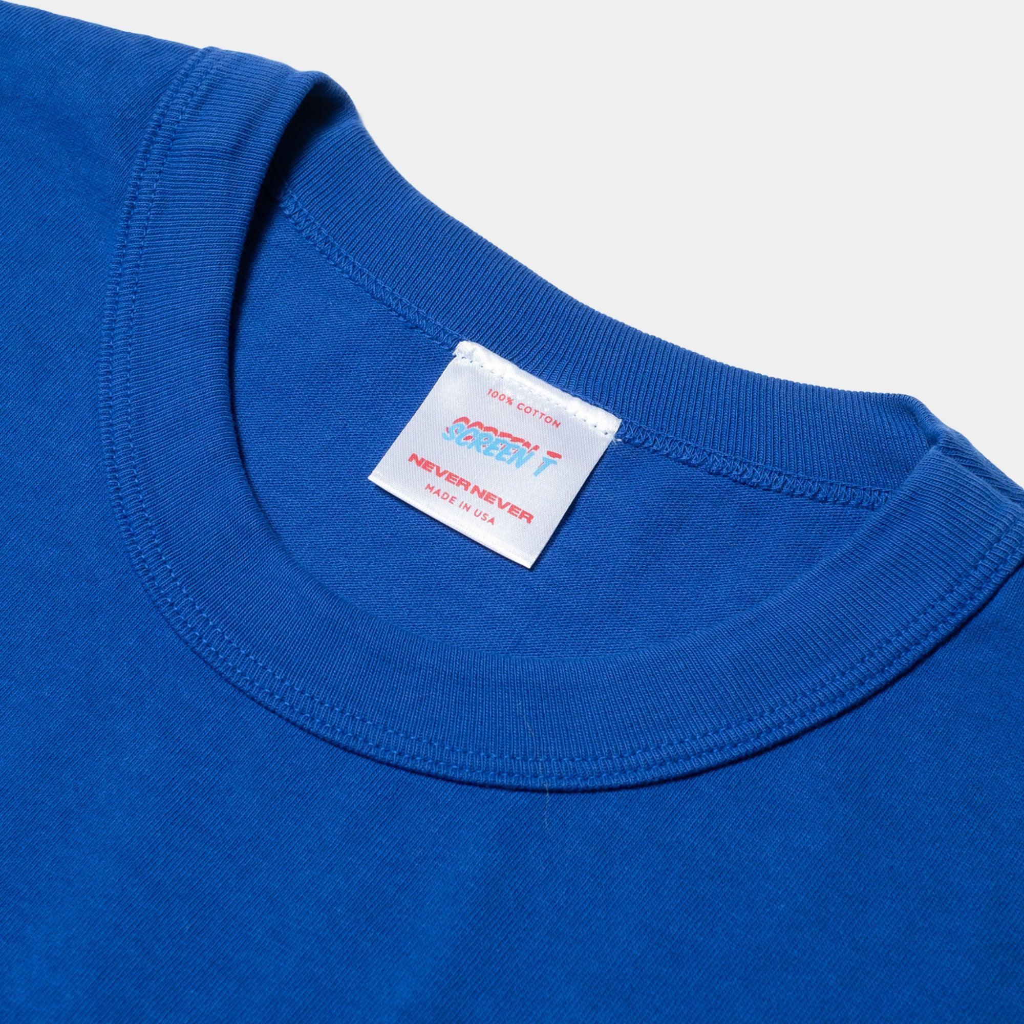 NEVER NEVER - Cobalt Hefty NVR Tee - Never Never