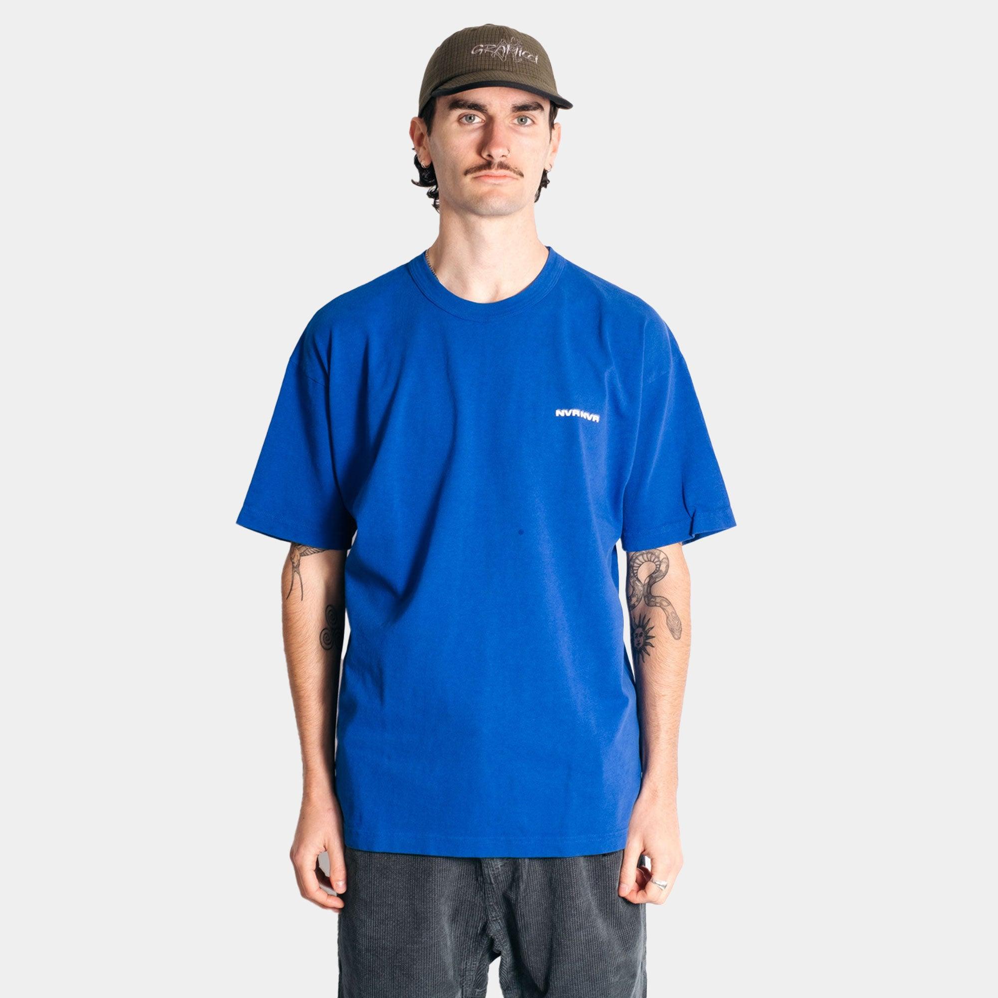 NEVER NEVER - Cobalt Hefty NVR Tee - Never Never