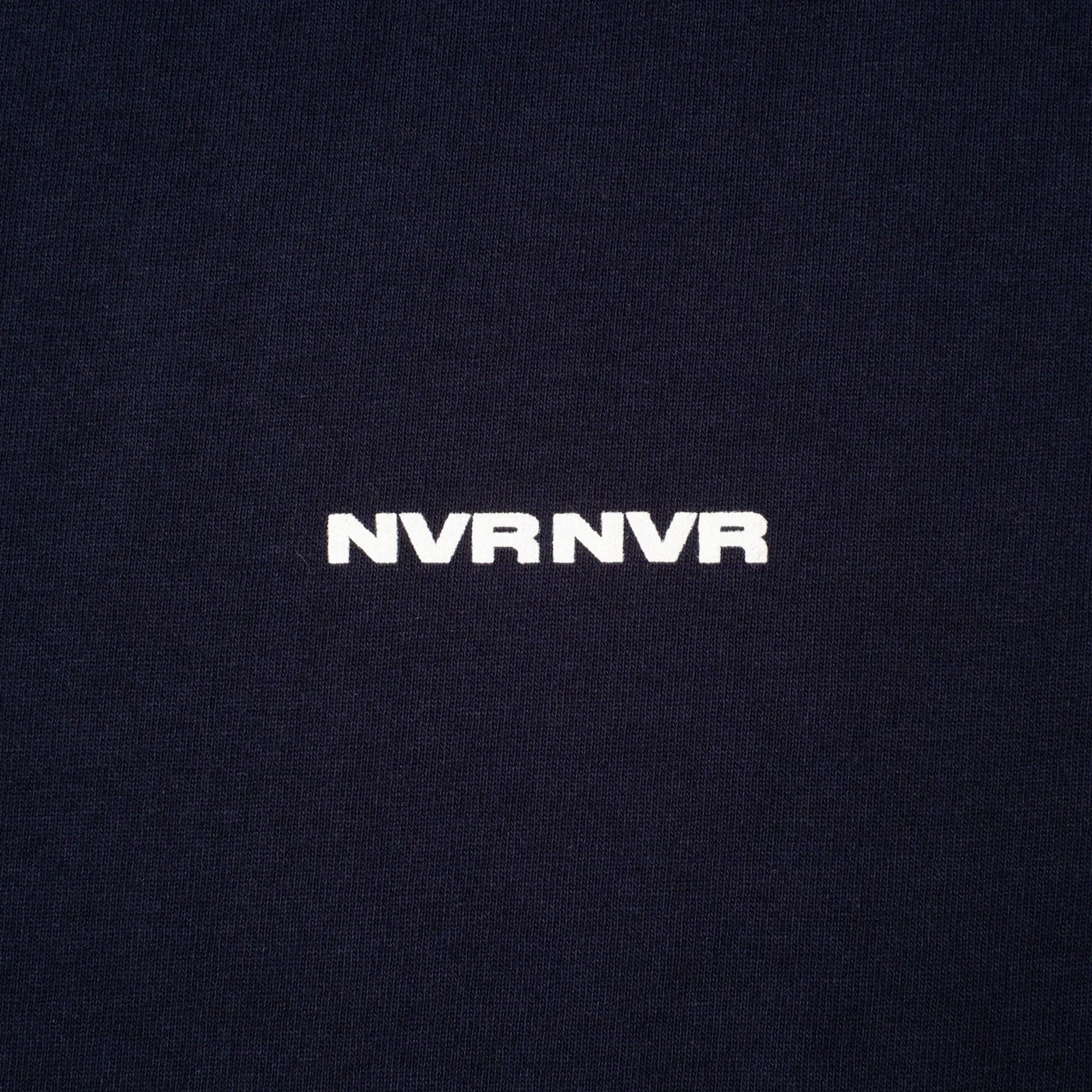 NEVER NEVER - Dark Navy Hefty NVR Tee - Never Never