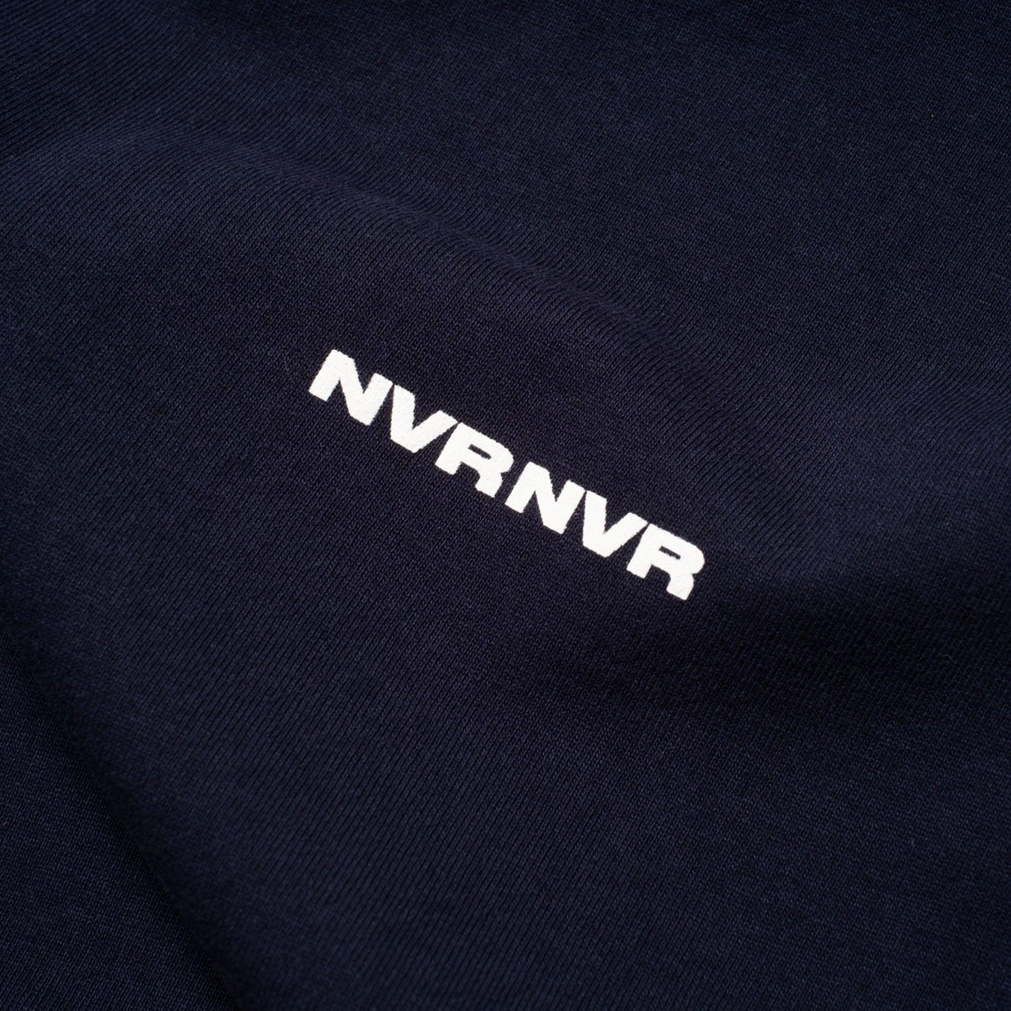 NEVER NEVER - Dark Navy Hefty NVR Tee - Never Never