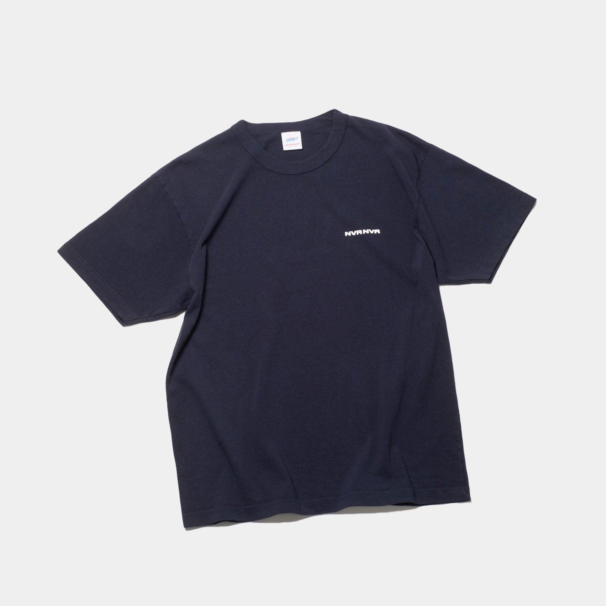 NEVER NEVER - Dark Navy Hefty NVR Tee - Never Never